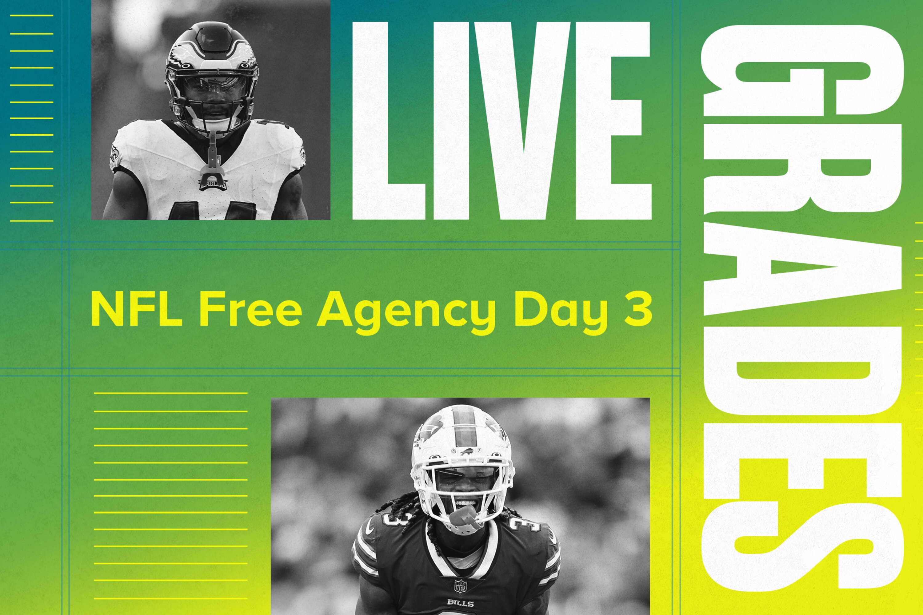 Grading 2025 NFL Free-Agency Signings and Trades for Day 3 of Tampering Period