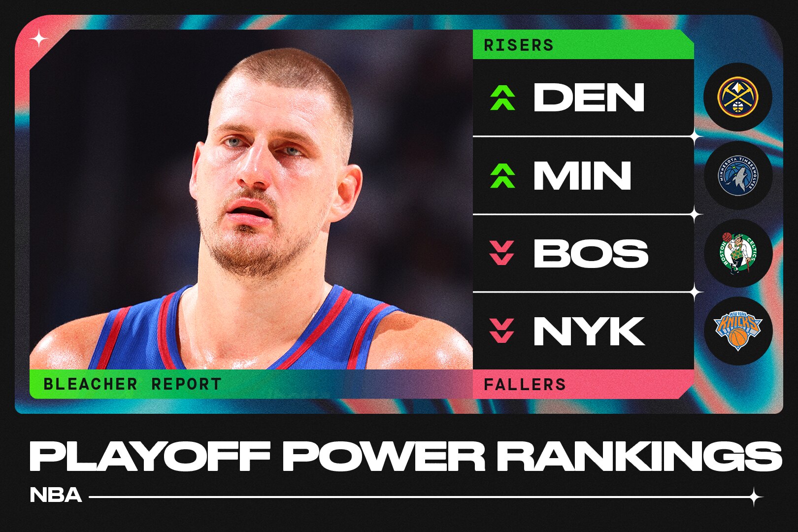 NBA Playoff Power Rankings with Nuggets and Wolves Rising, Celtics and ...