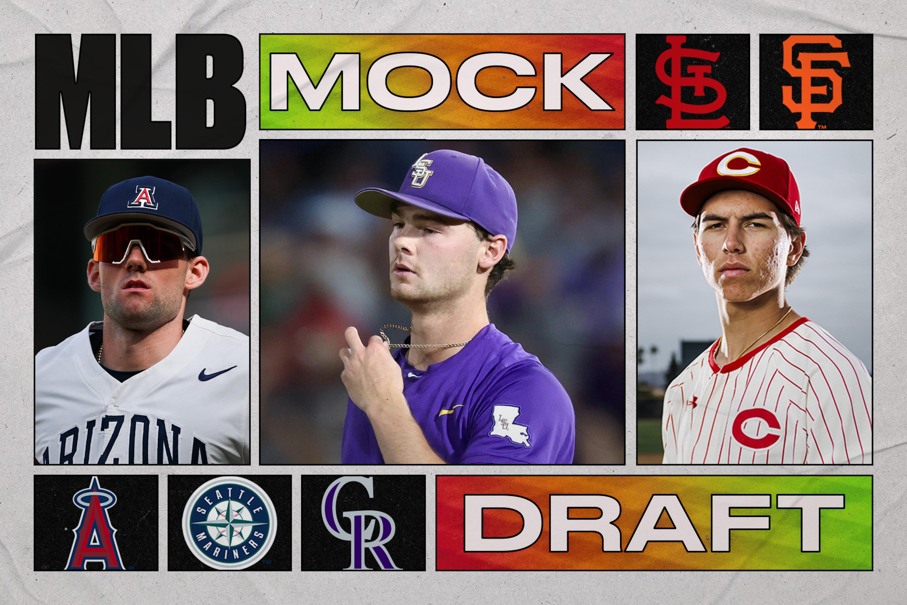 MLB Mock Draft 2025 for Every 1st Round Pick, Version 5.0