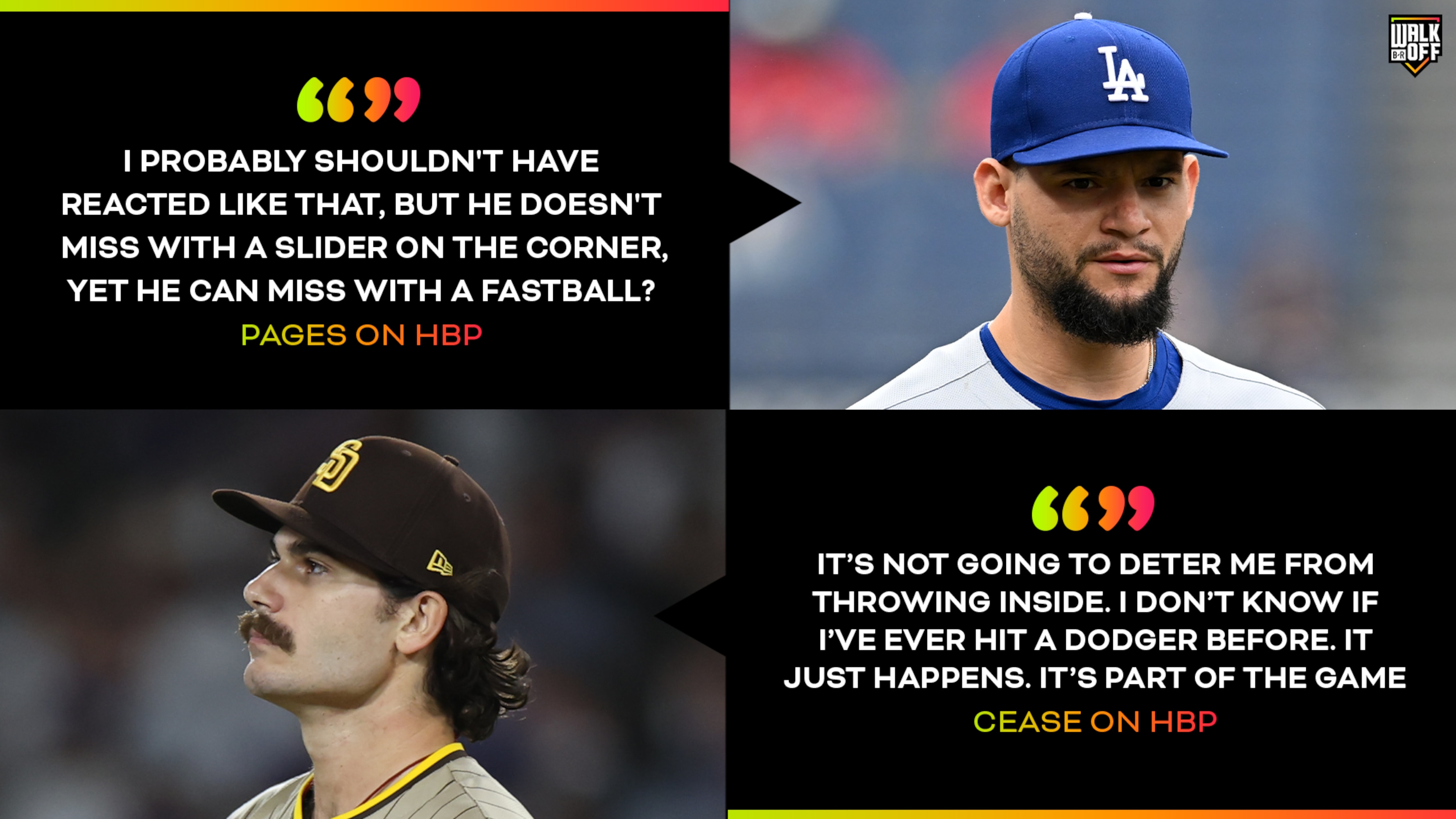 Andy Pages Calls Out Dylan Cease for 'Intentional' HBP in Dodgers' Win vs. Padres