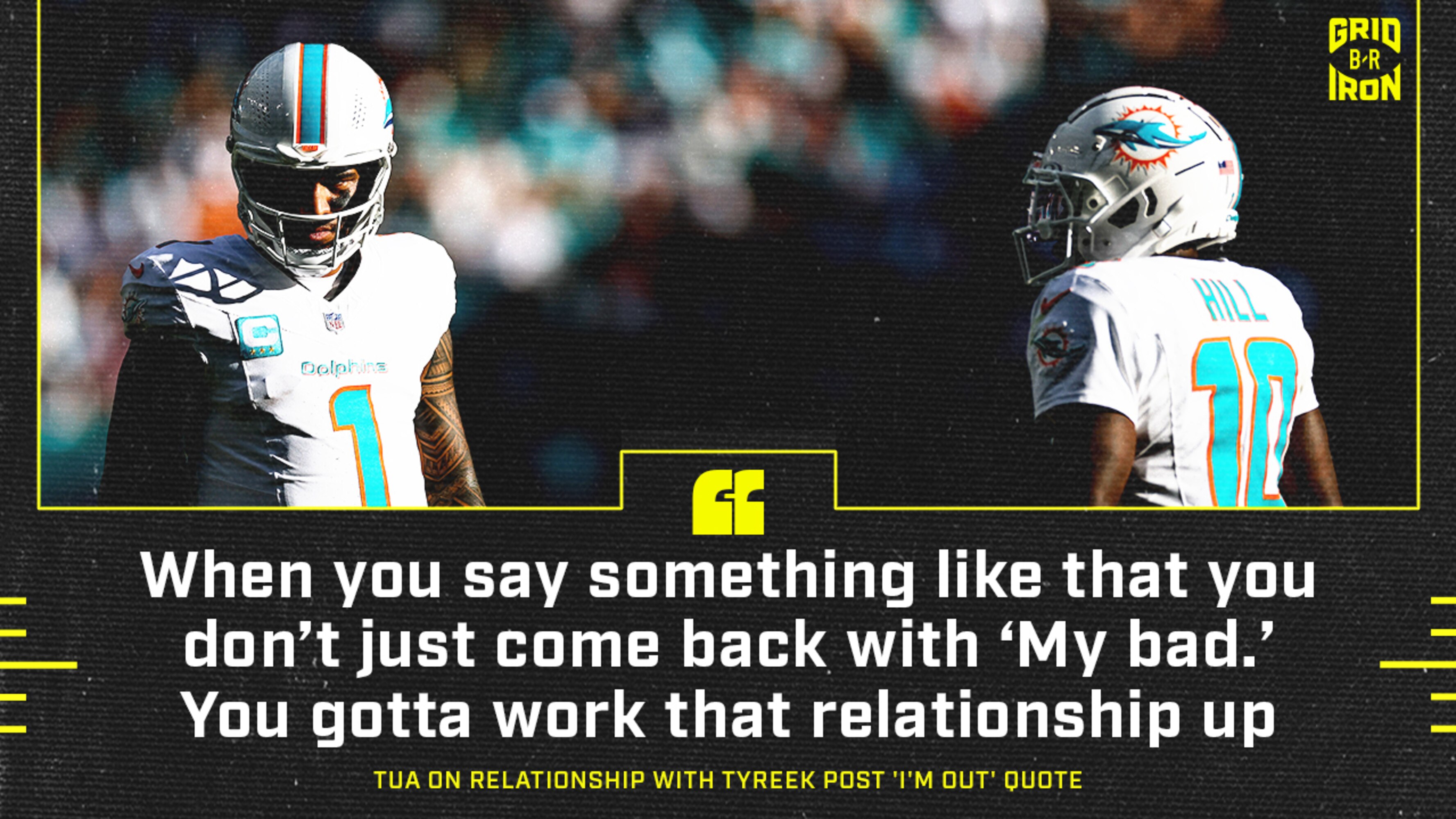 Tua Says Tyreek Hill Needs to Rebuild Trust with Dolphins After ...