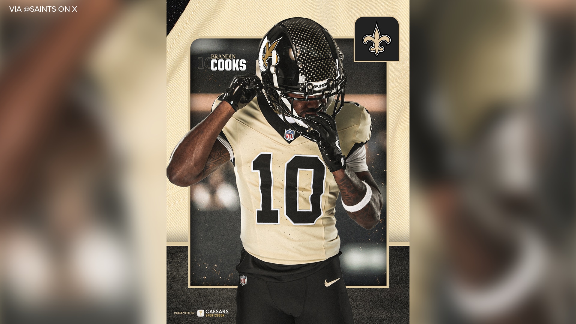 Saints Unveil Gold Alternate Uniforms In Hype Video Ahead of 2025 NFL Season