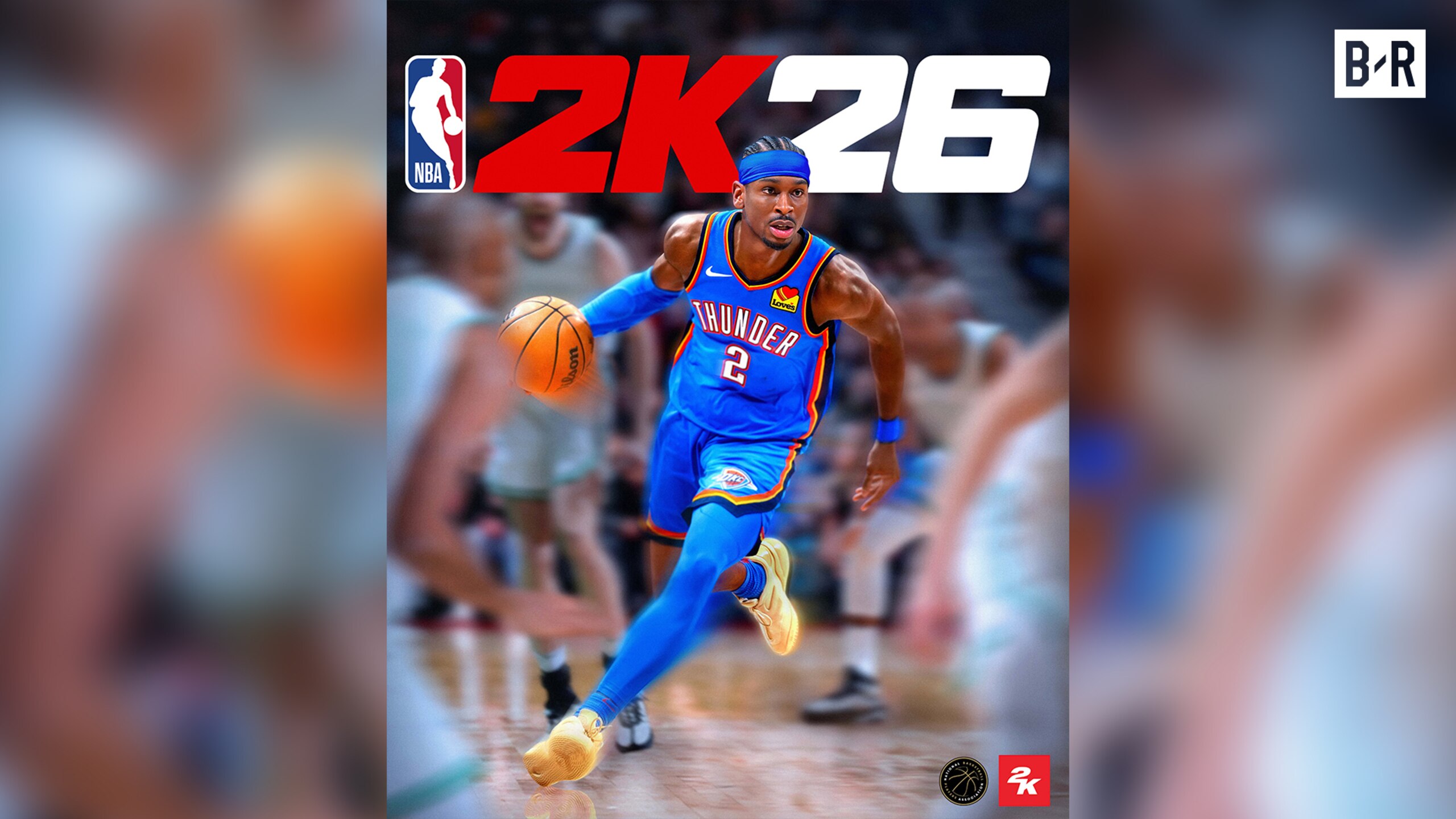NBA 2K26 cover with Shai Gilgeous-Alexander