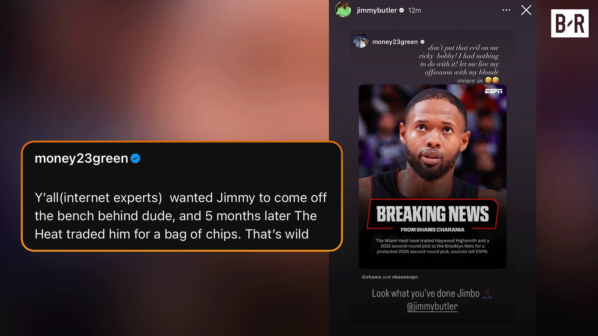 Draymond Green Trolls Critics After Jimmy Butler, Haywood Highsmith Trades by Heat
