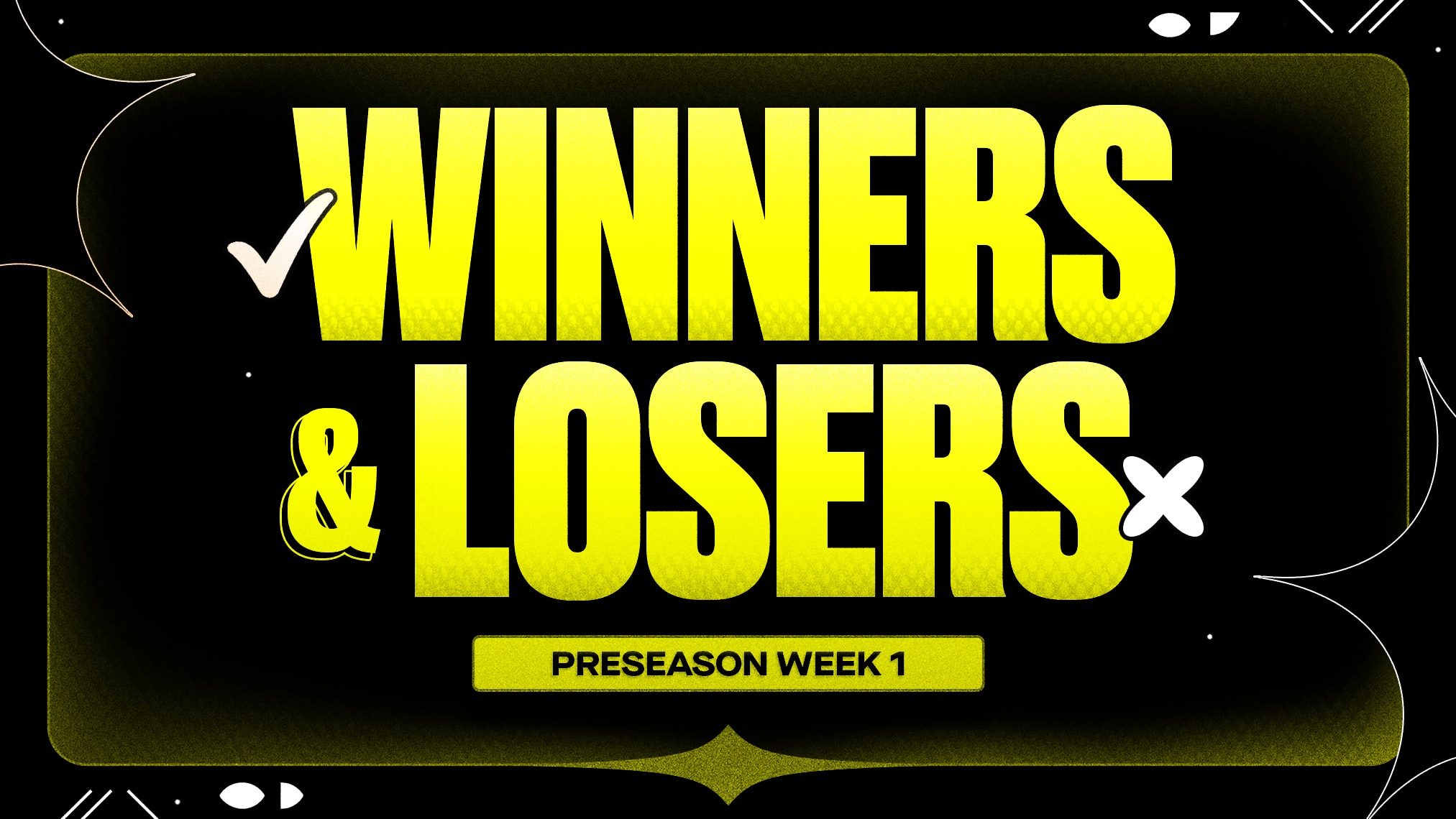 NFL Preseason Week 1 Winners and Losers