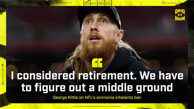 NFL Reportedly Bans Ammonia and Smelling Salts, George Kittle Jokes About Retirement