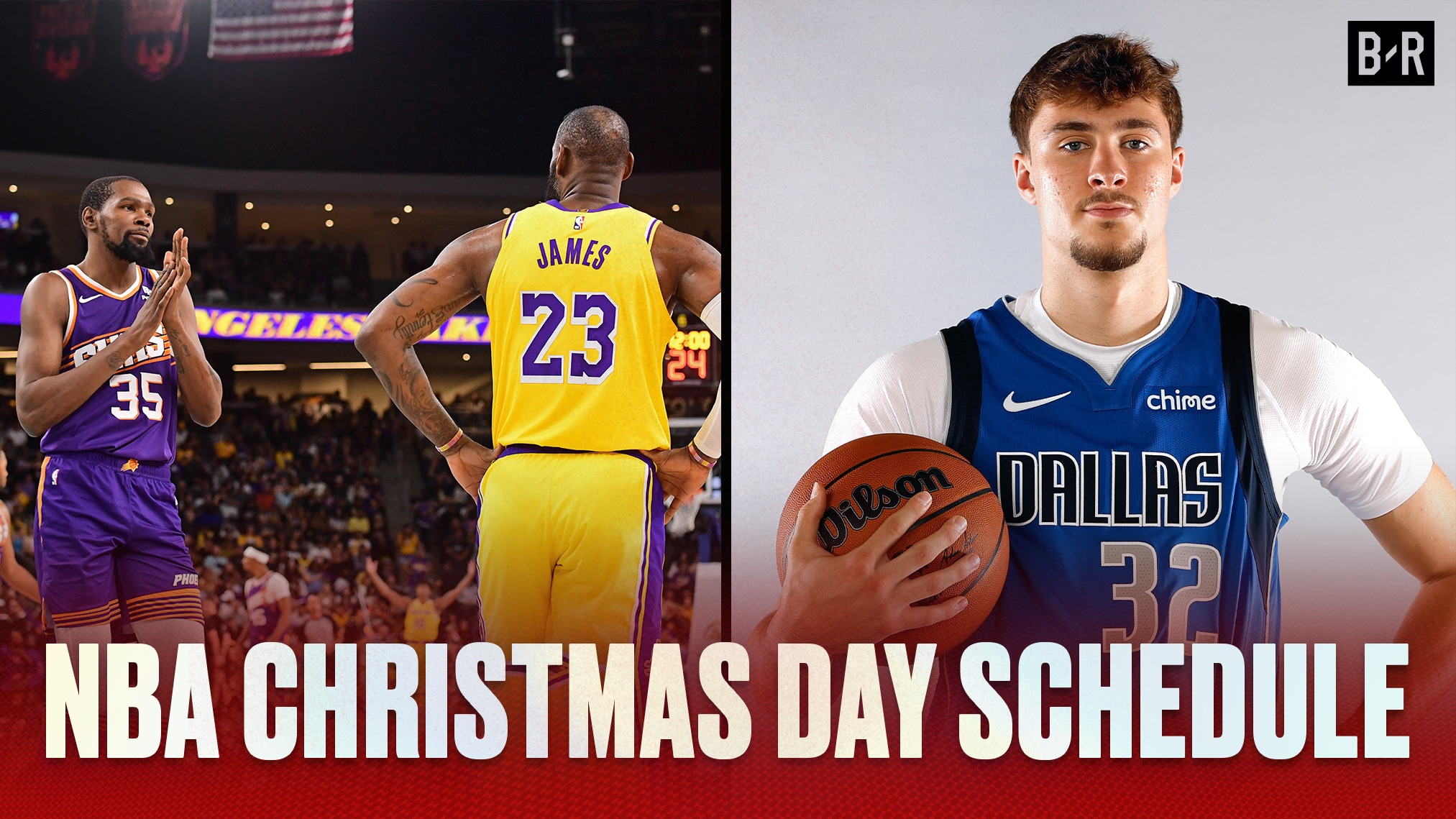 Lakers-Rockets, Mavs-Warriors Reportedly Headline 2025-26 NBA Christmas Day Schedule