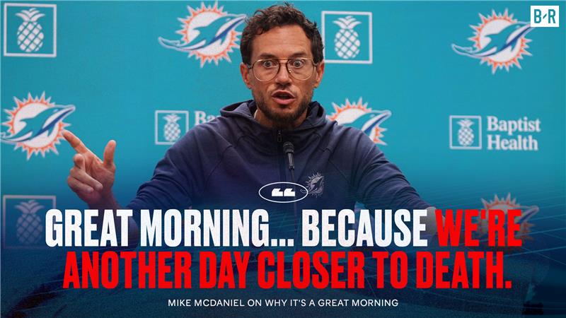 Dolphins’ Mike McDaniel Gives Bizarre Quote to Reporters Ahead of 2025 NFL Preseason