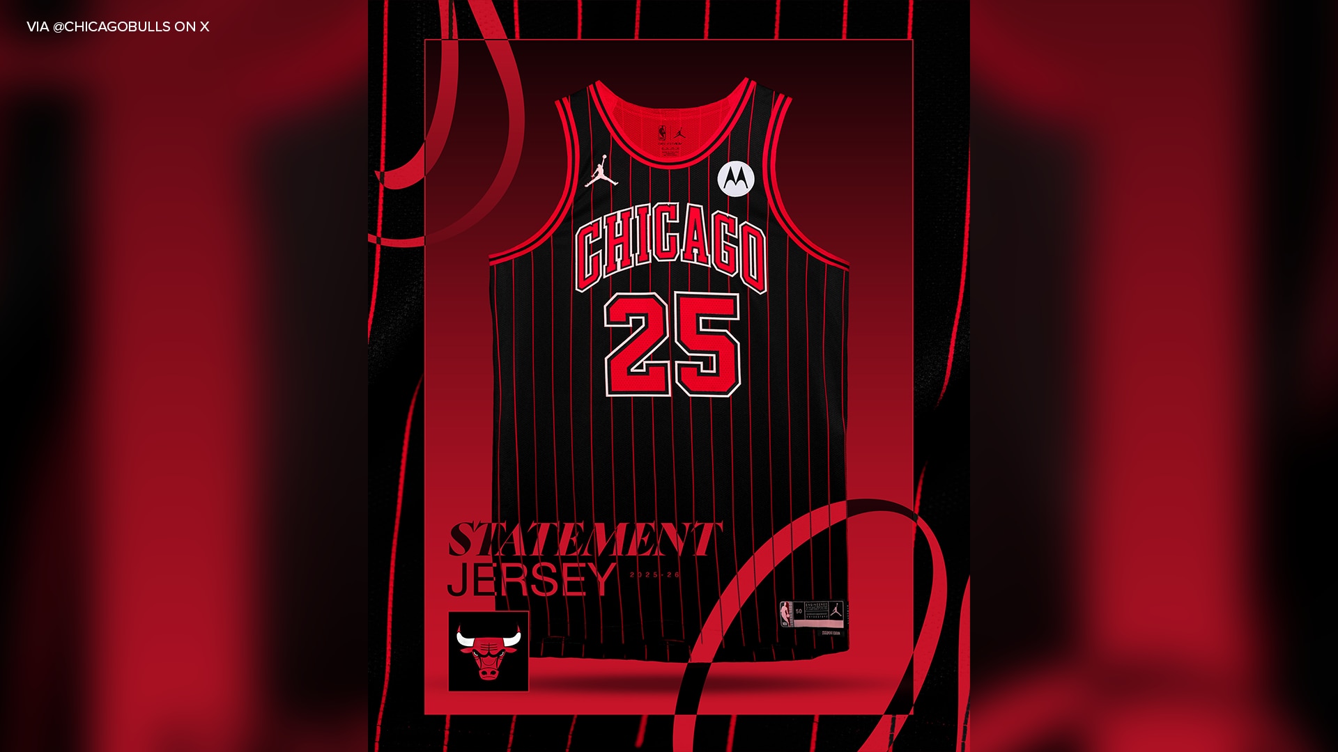 Bulls Announce Return of Black Pinstripe Uniforms in Photos, Dennis Rodman Video