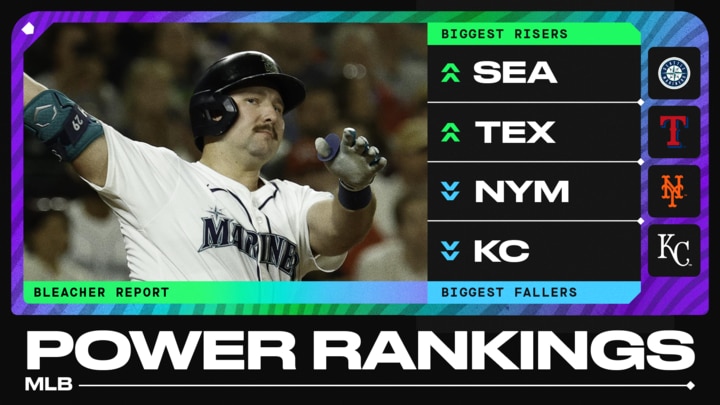 MLB Power Rankings as Mets Skid Opens NL Wild Card Race, Mariners, Rangers Catch Fire