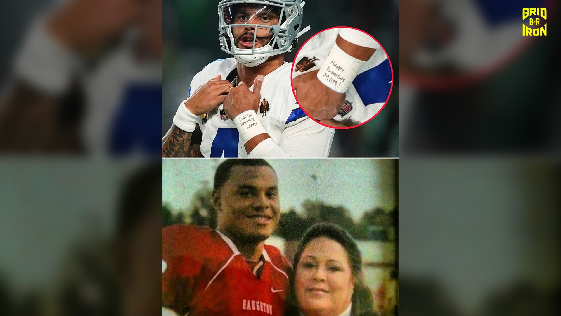Dak Prescott Honors Mother on Wrist Tape Before Cowboys vs. Eagles in Viral Photo