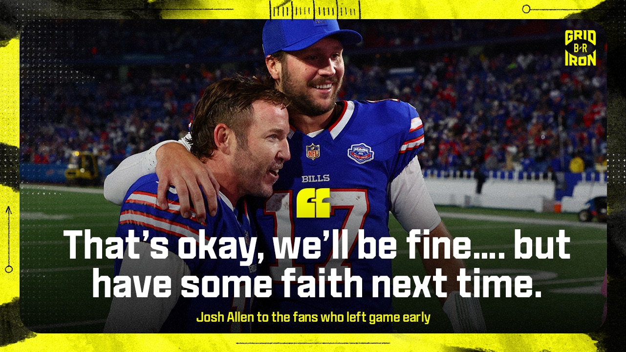 Josh Allen Tells Fans Who Left Ravens vs. Bills Early to ‘Have Some Faith Next Time’