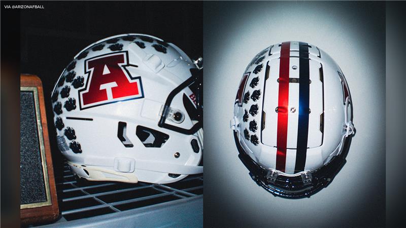 Arizona CFB Showcase Throwback Helmets in Photos, Videos for Matchup vs. Kansas State