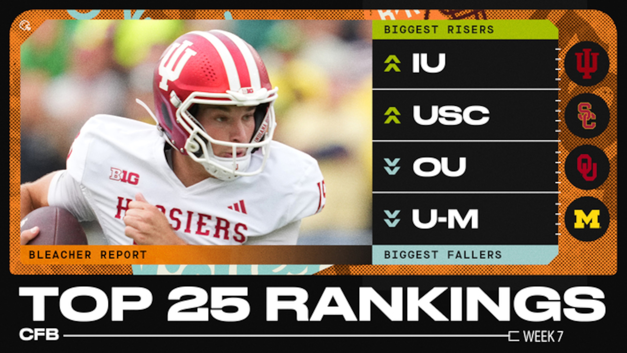 CFB Top 25 Rankings After Week 7