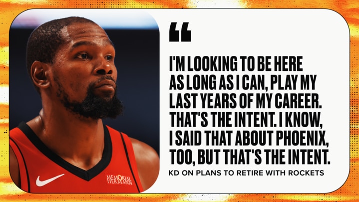 Kevin Durant Eyes Final Chapter With Houston Rockets