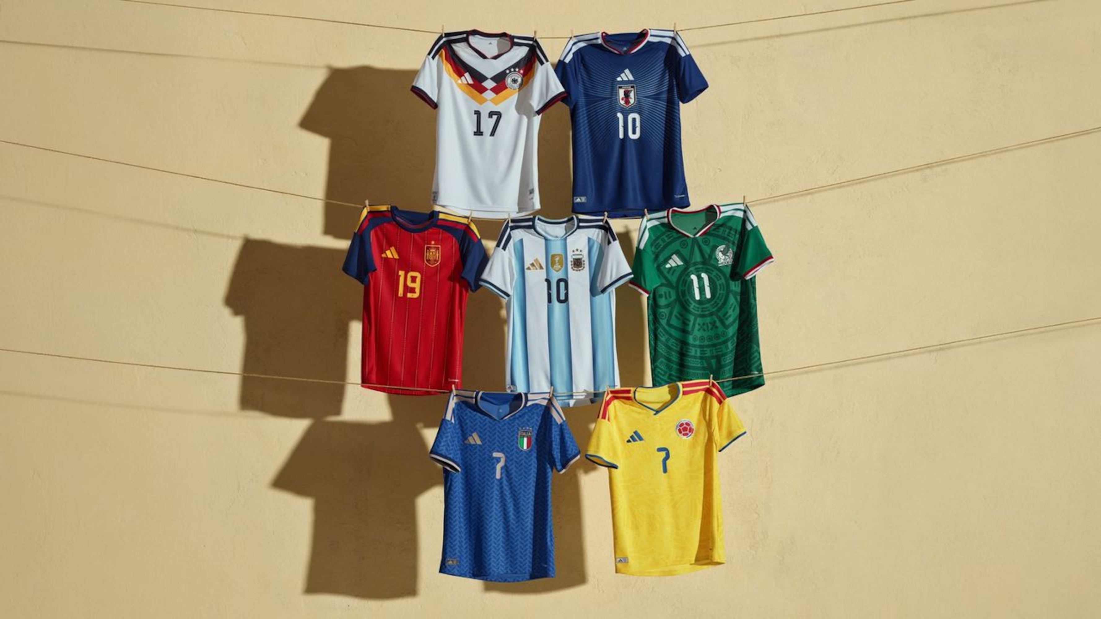 Argentina, Spain, Germany, Italy, More 2026 World Cup Kits Revealed in ...
