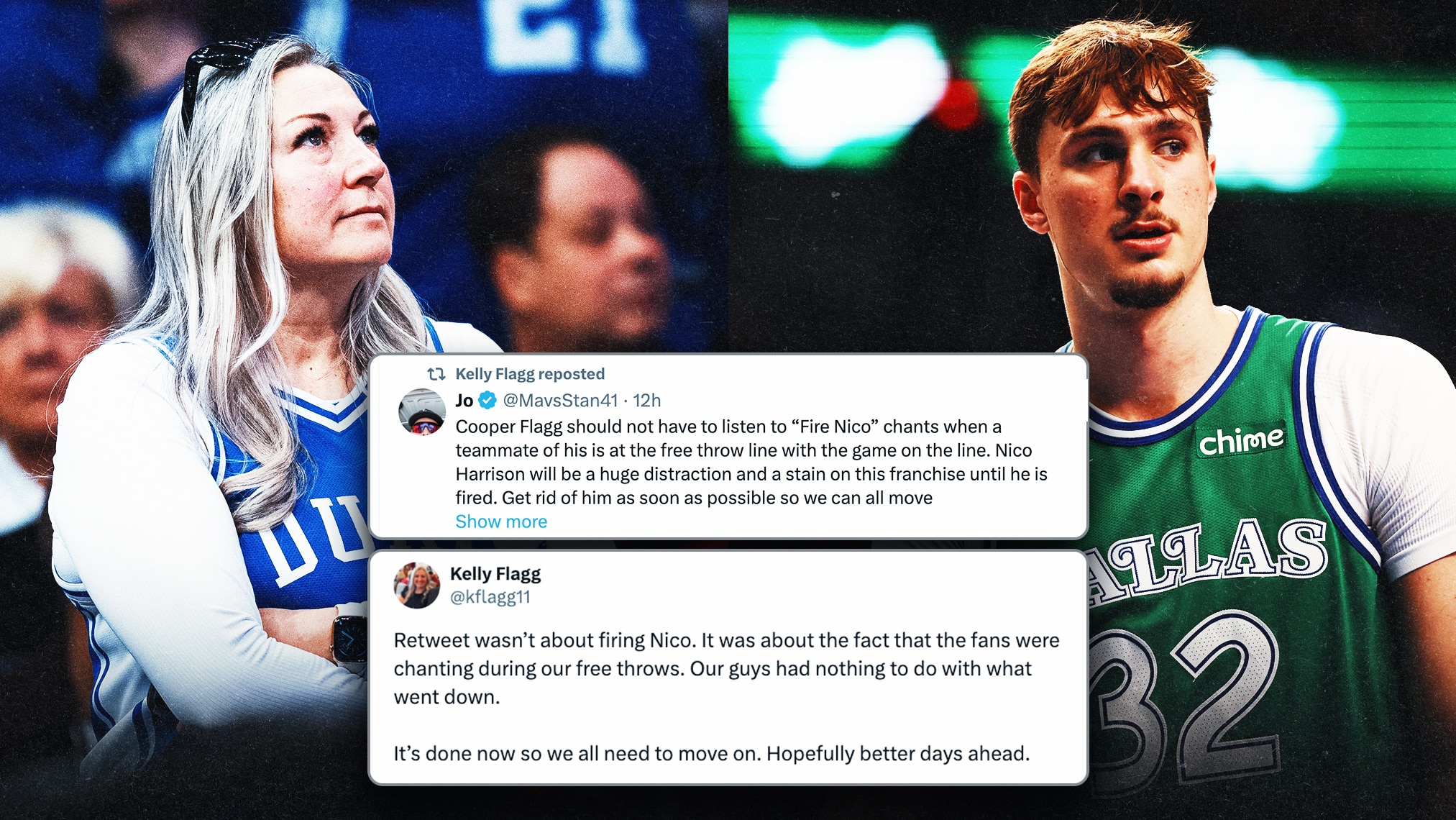 No.1 Pick Cooper Flagg Shines Amid 'Fire Nico' Mavericks Chaos