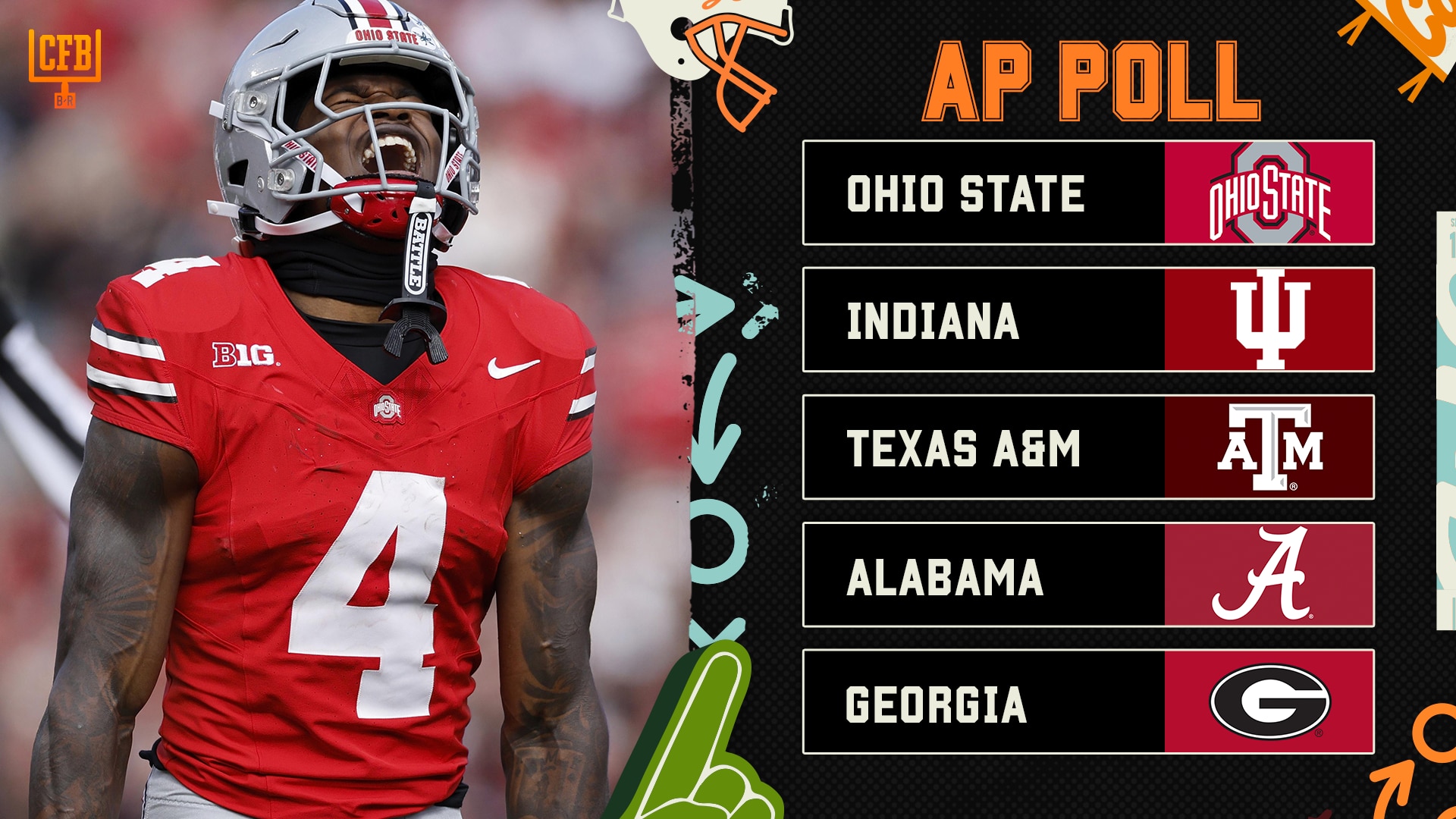 CFB Week 11 AP Poll Rankings