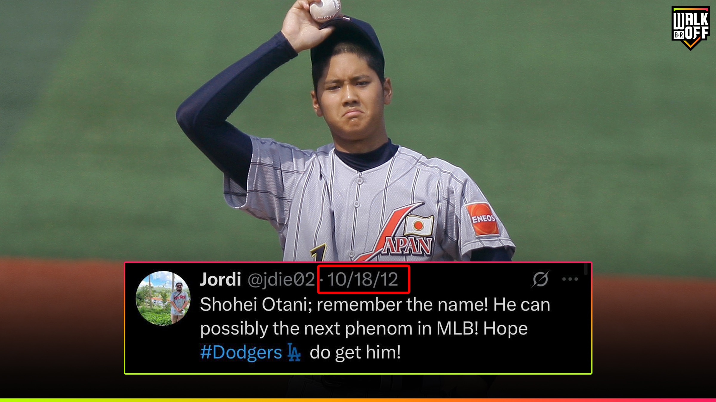Fan's 2012 post on Shohei Ohtani resurfaces after World Series