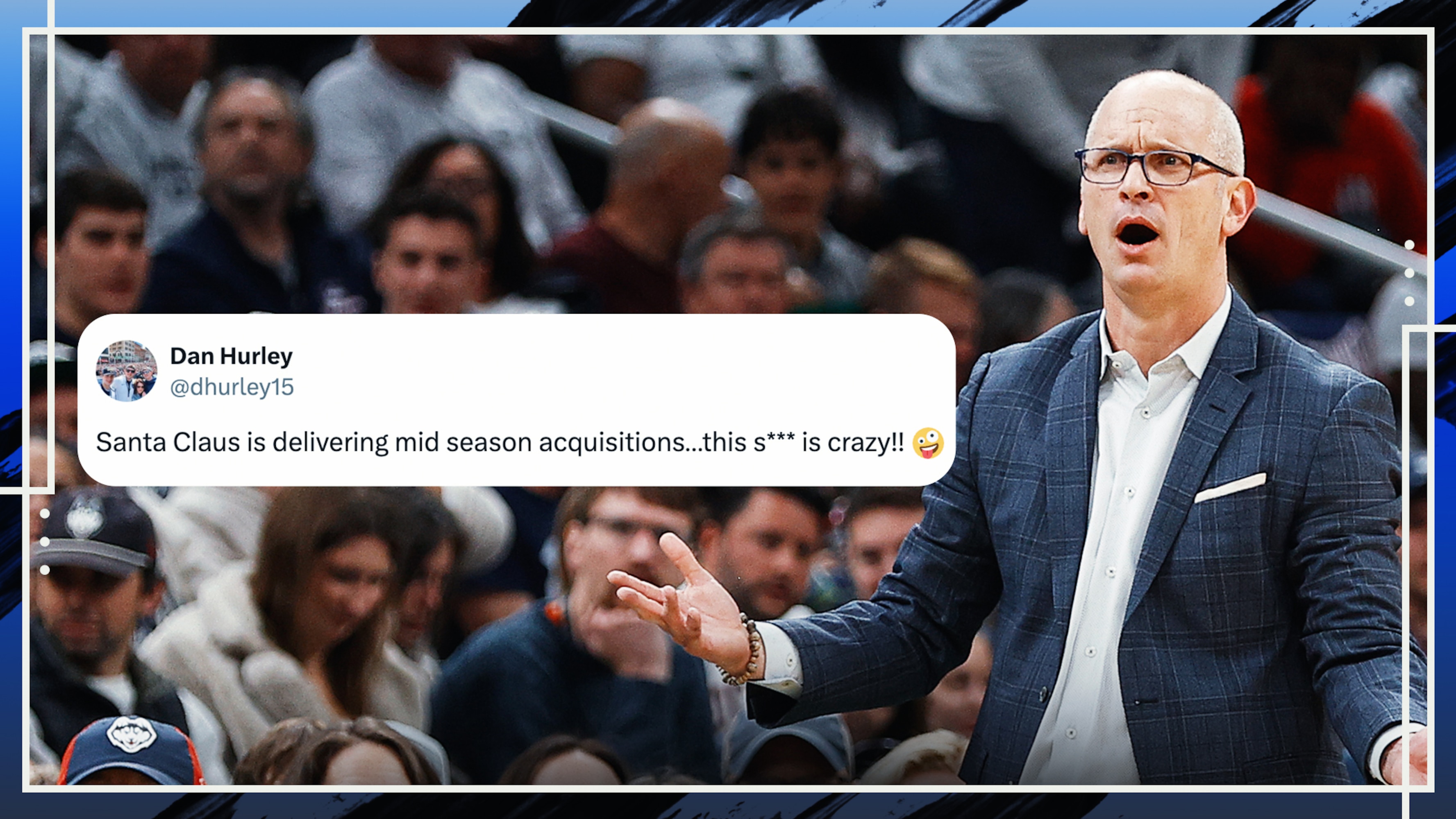 'This S--t Is Crazy!! 🤪' Dan Hurley Tweets 'Santa Claus Is Delivering' CBB Signings