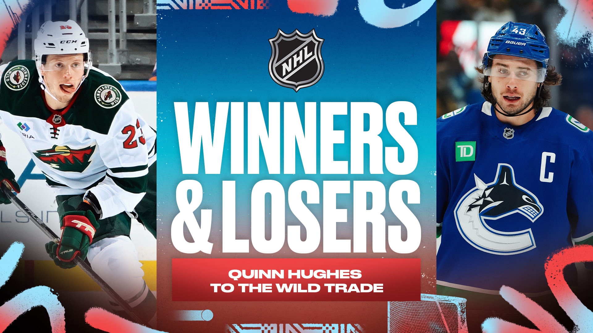Winners and Losers Quinn Hughes