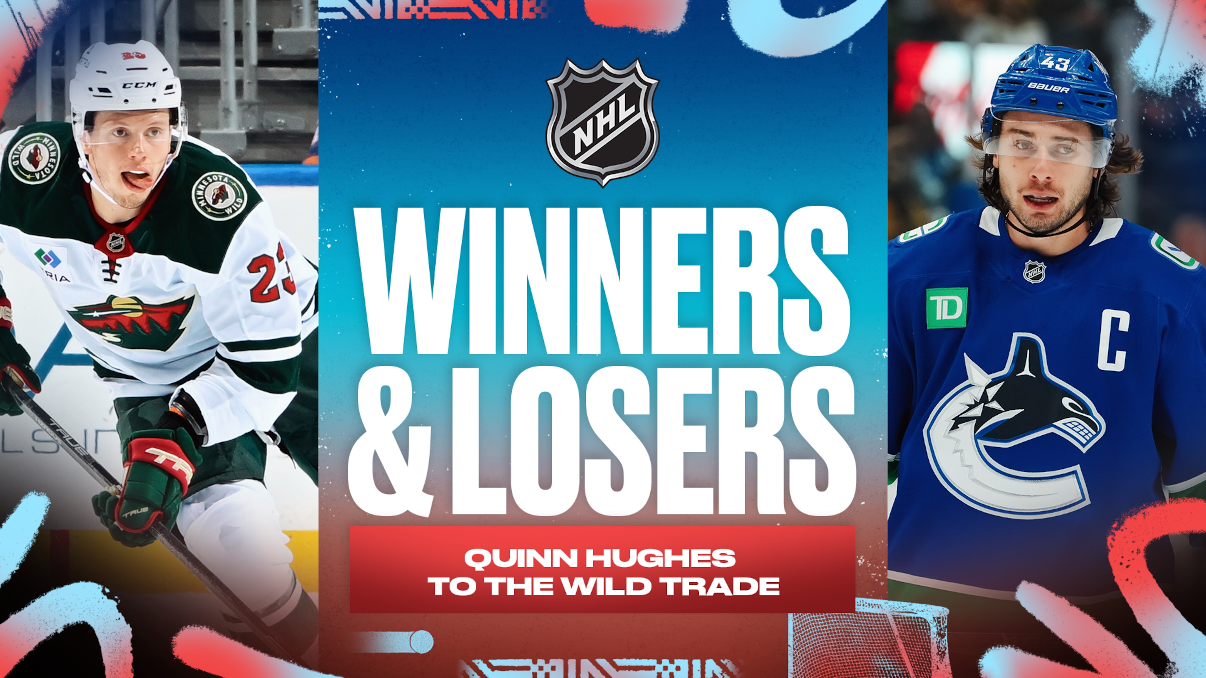 Winners and Losers Quinn Hughes
