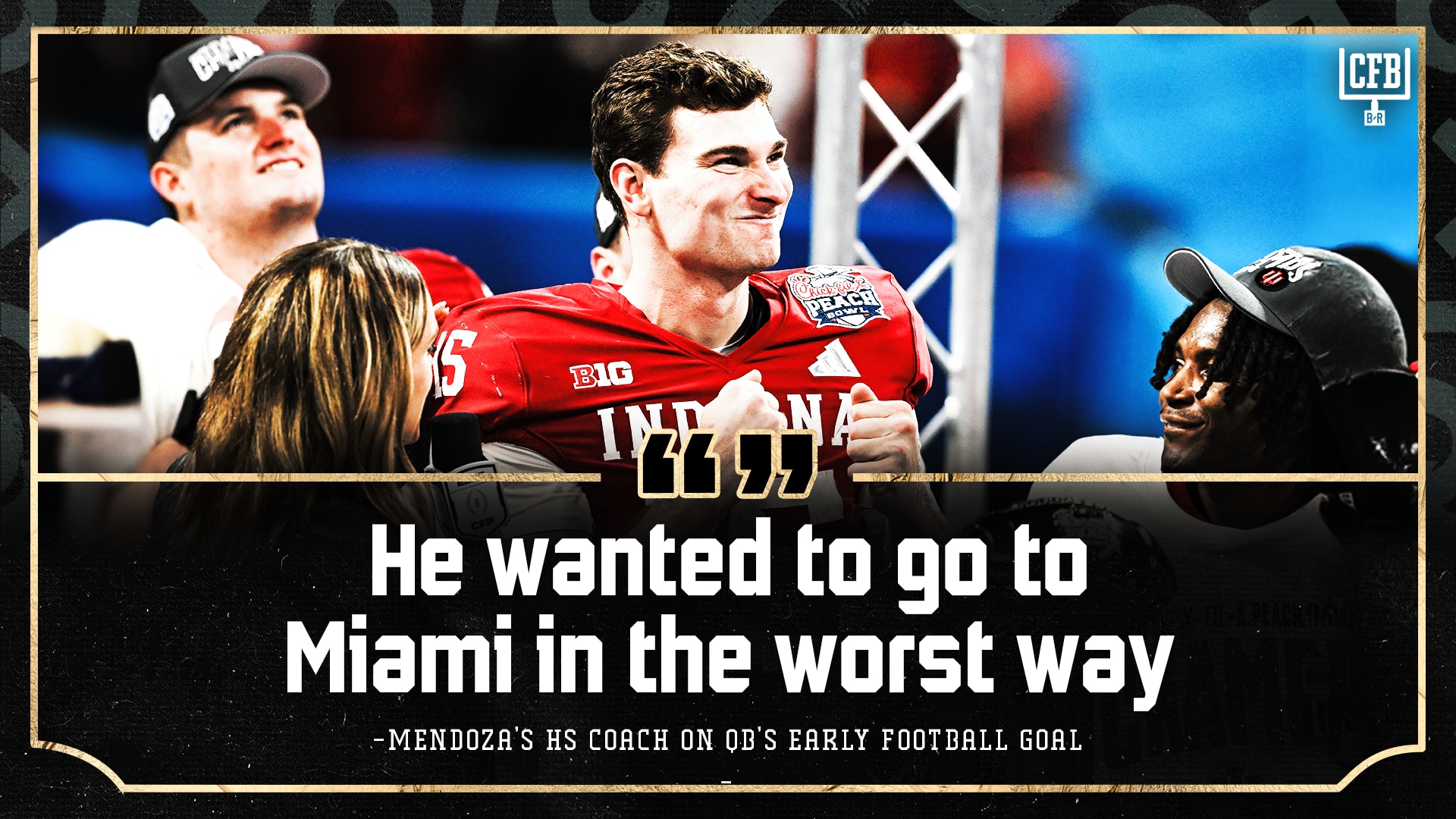 Fernando Mendoza 'Wanted to Go to Miami in the Worst Way,' Says Indiana QB's HS Coach