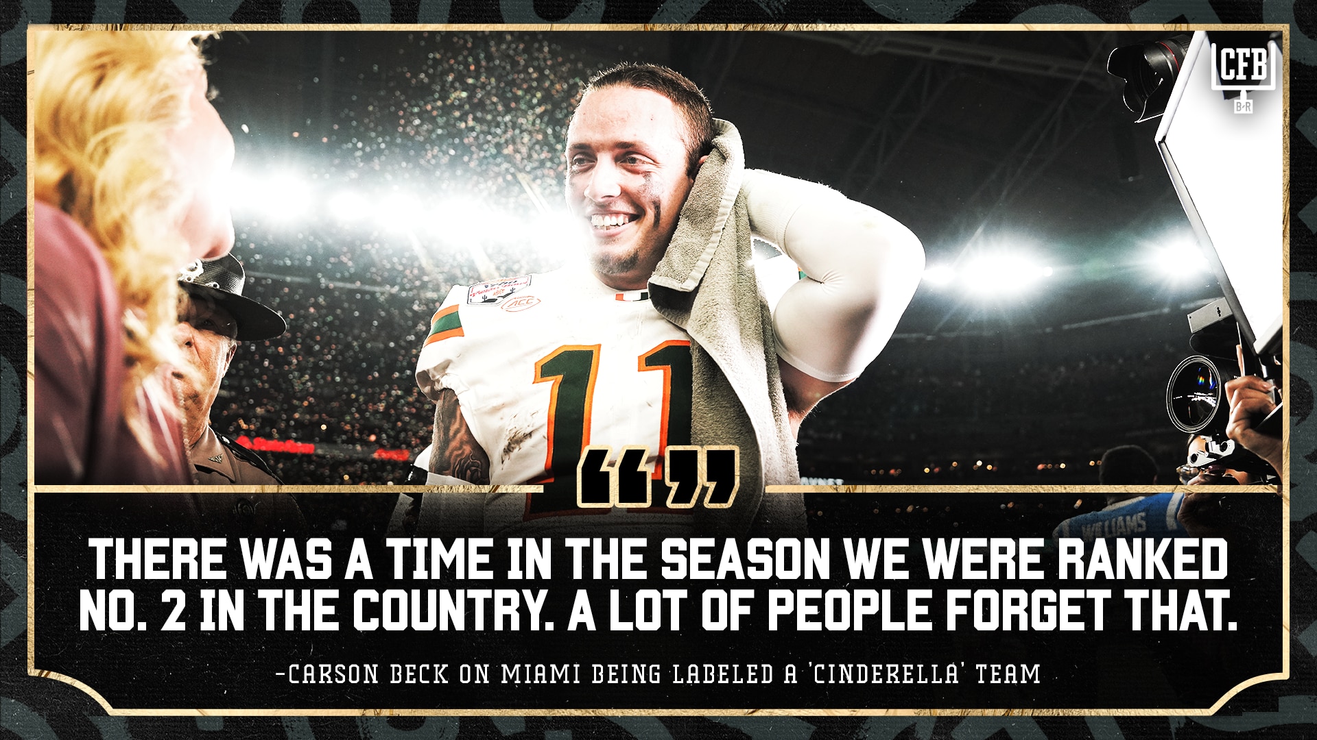 Carson Beck Rejects 'Cinderella' Label for Miami's Run Ahead of CFP Final vs. Mendoza, Indiana