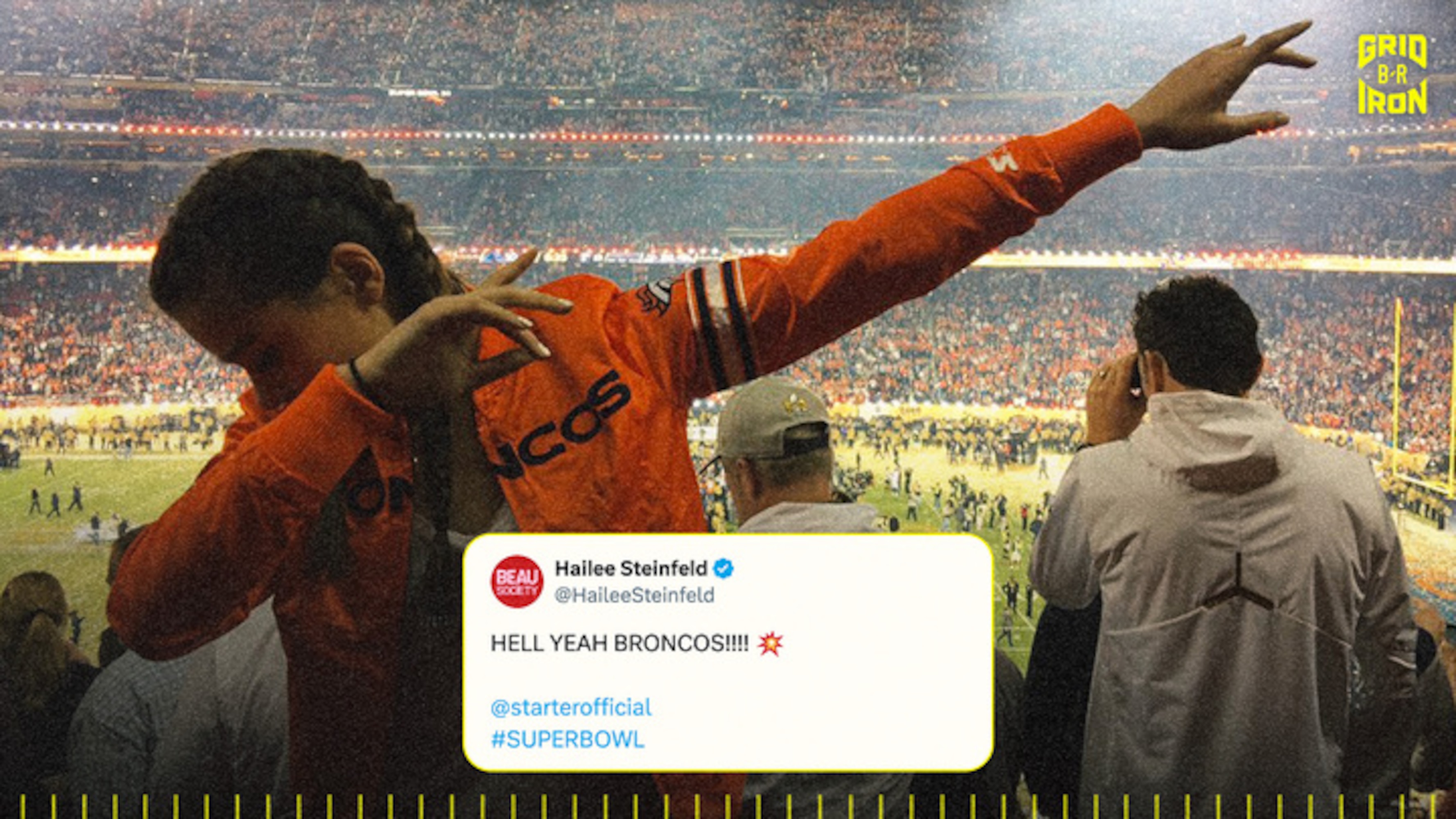 Hailee Steinfeld's 2016 Tweet Hyping Broncos Resurfaces Before Josh Allen, Bills NFL Playoff Matchup