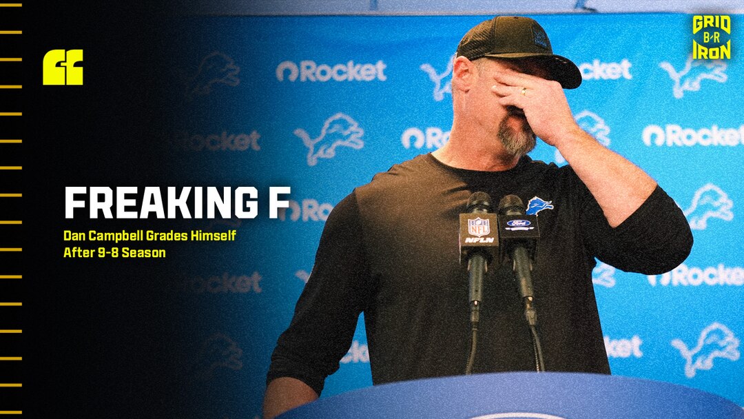 'Freaking F,' Dan Campbell Grades Himself After Lions Miss NFL Playoff ...