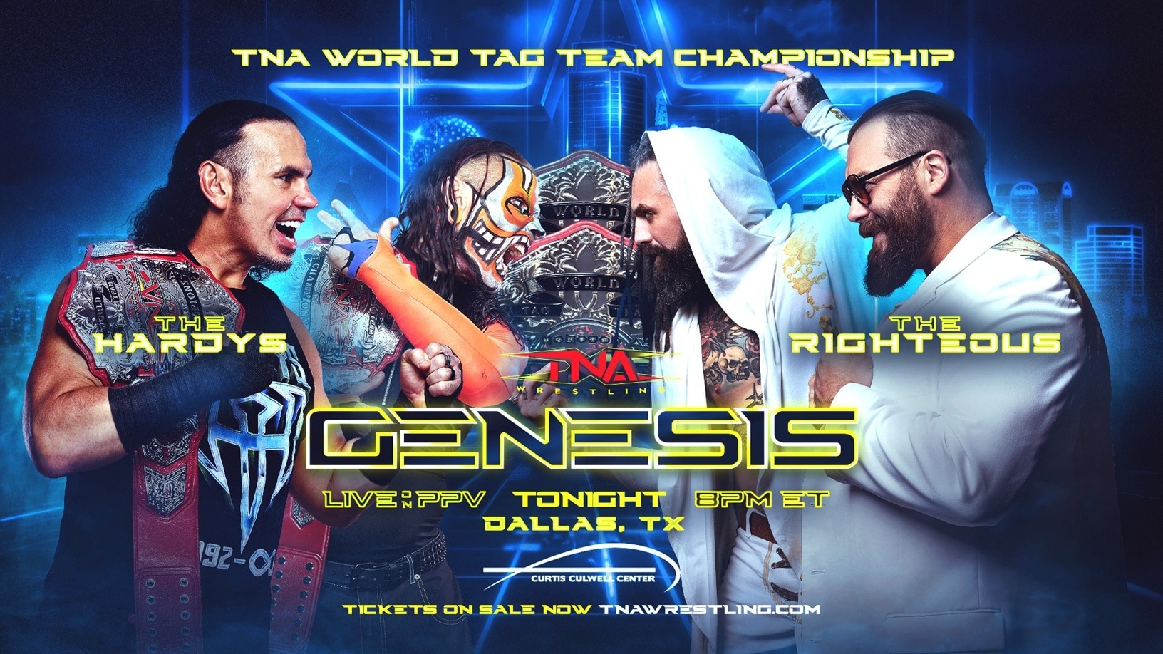 The Hardys vs. The Righteous at TNA Genesis