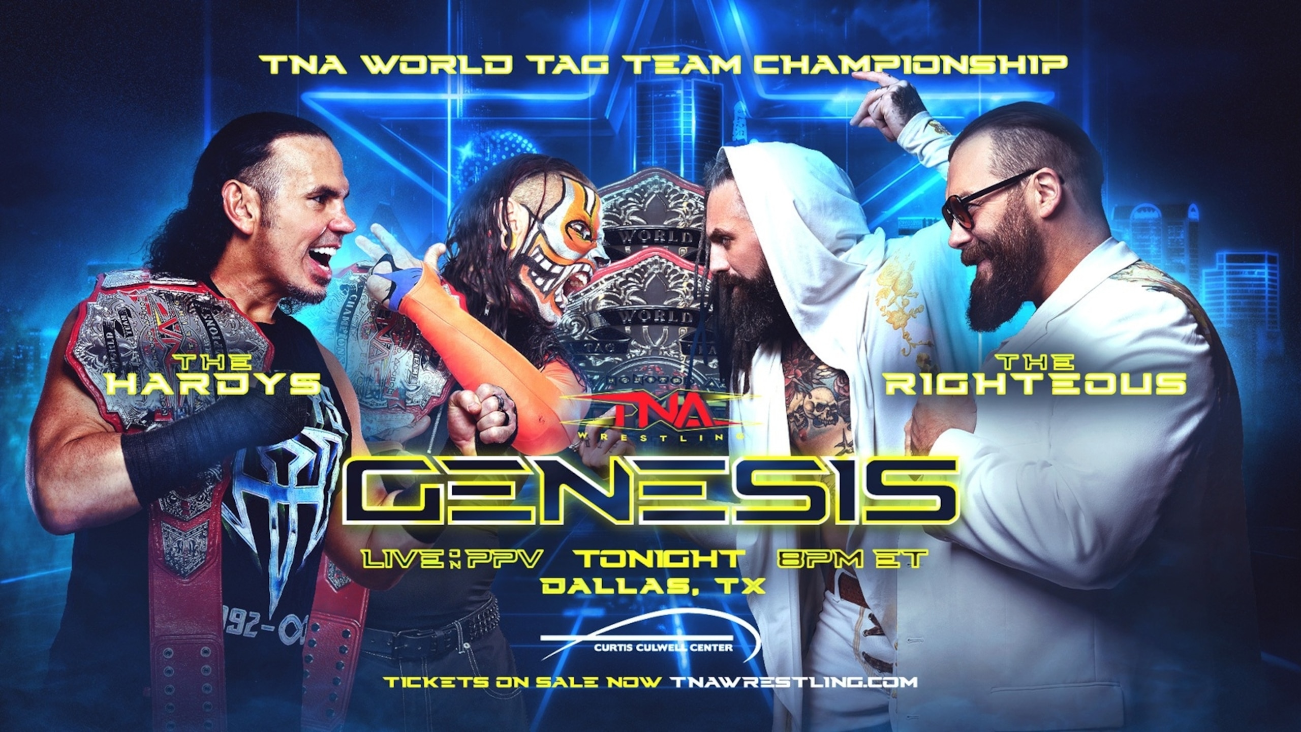 The Hardys vs. The Righteous at TNA Genesis