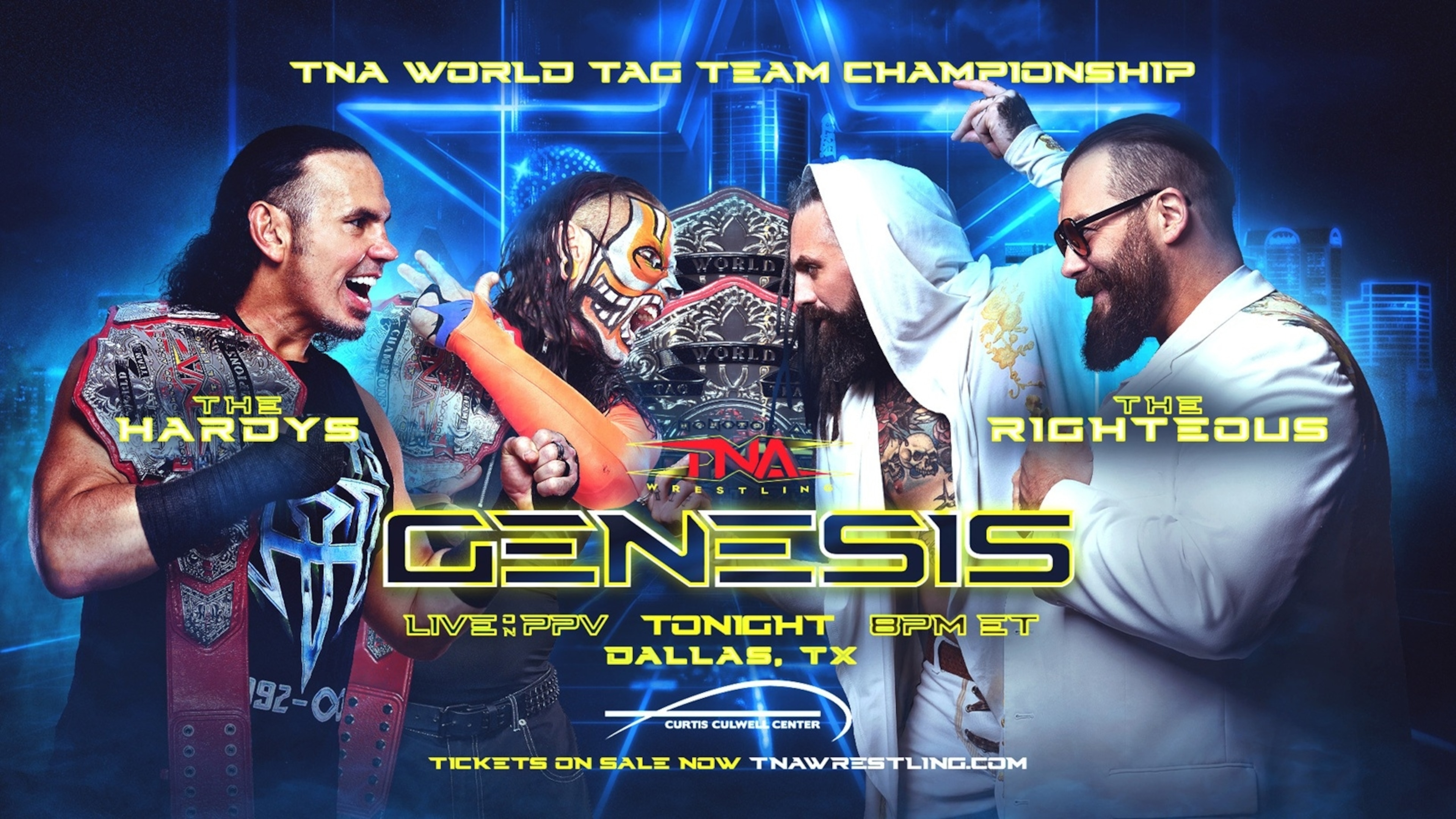 The Hardys vs. The Righteous at TNA Genesis