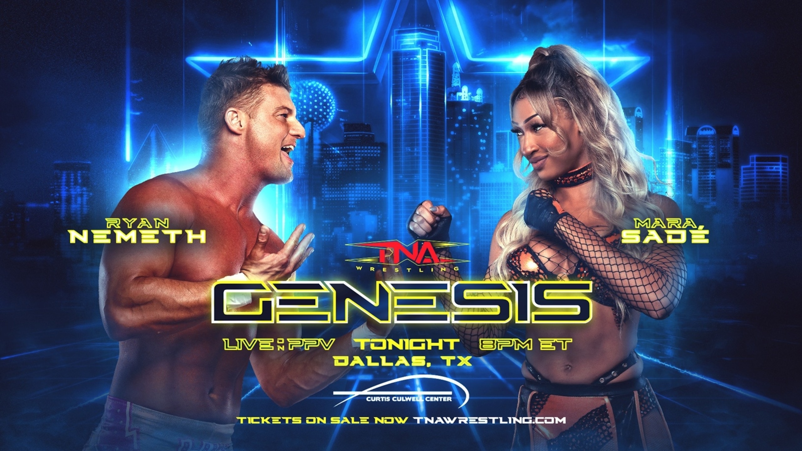 Mara Sade vs Ryan Nemeth at TNA Genesis
