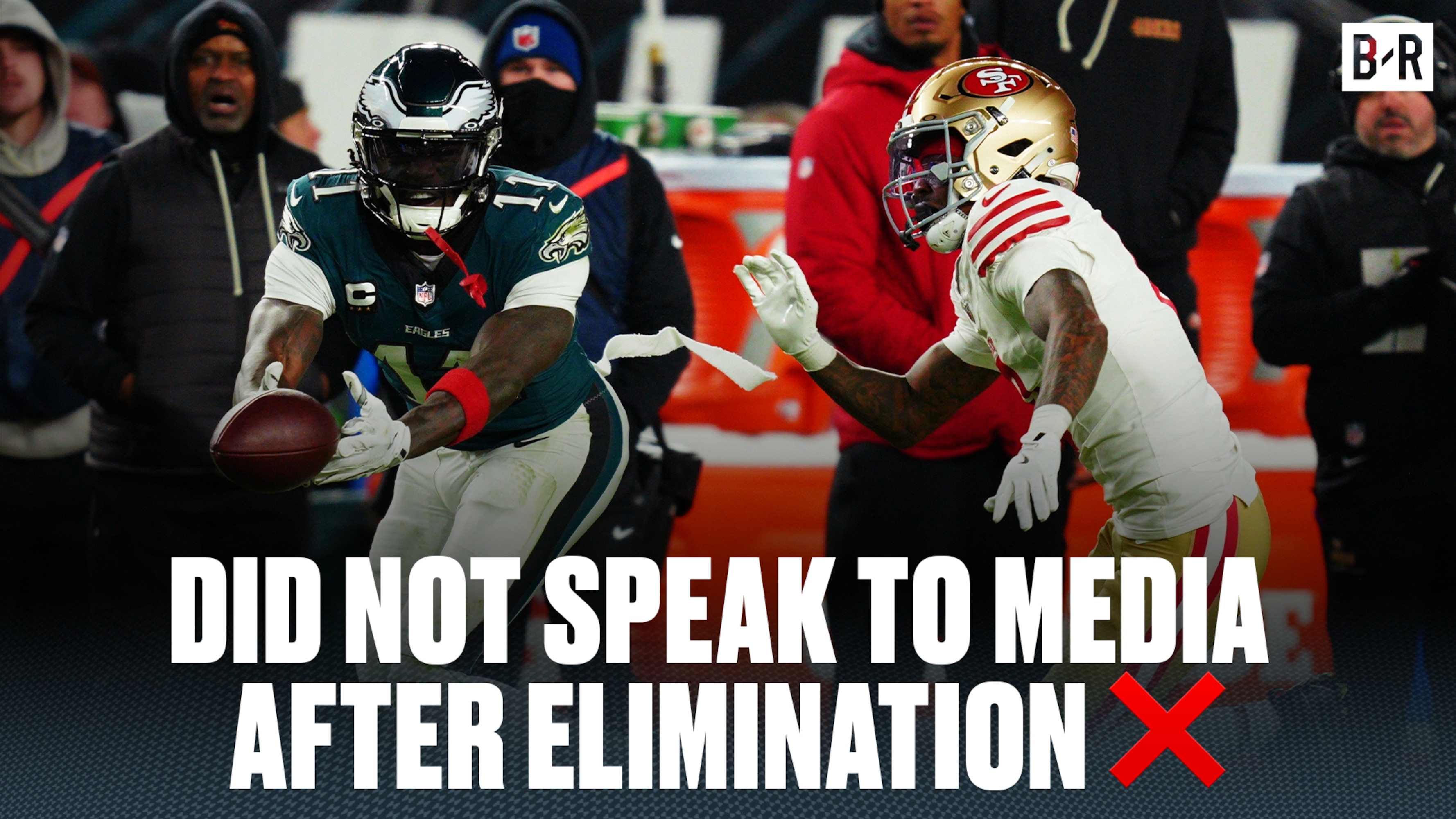 A.J. Brown Declines to Speak to Media After Struggles in Eagles' NFL ...