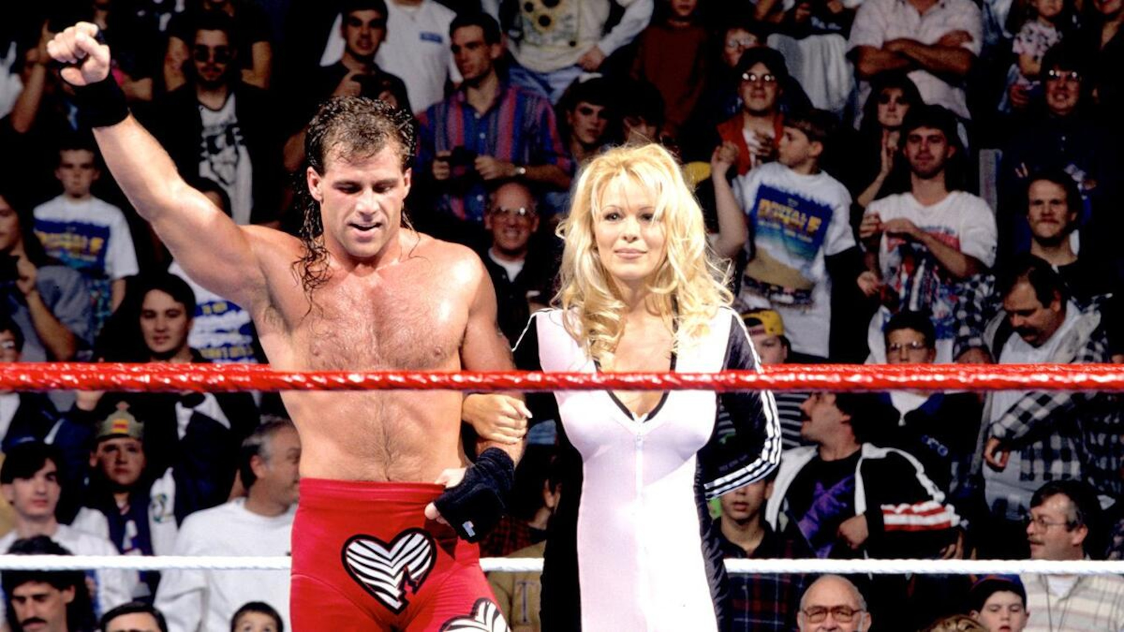 Shawn Michaels wins the 1995 WWE Royal Rumble Match Shawn Michaels wins the 1995 WWE Royal Rumble Match