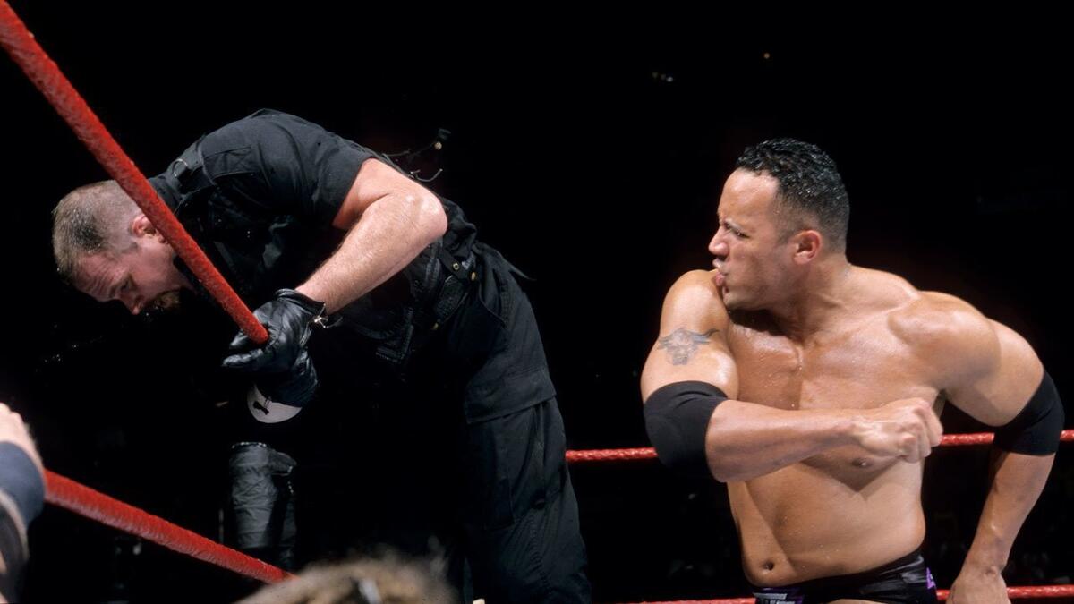 The Rock in the 2000 WWE Royal Rumble Match