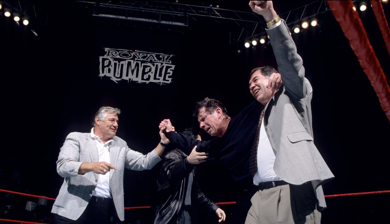 Vince McMahon wins the 1999 WWE Royal Rumble Match