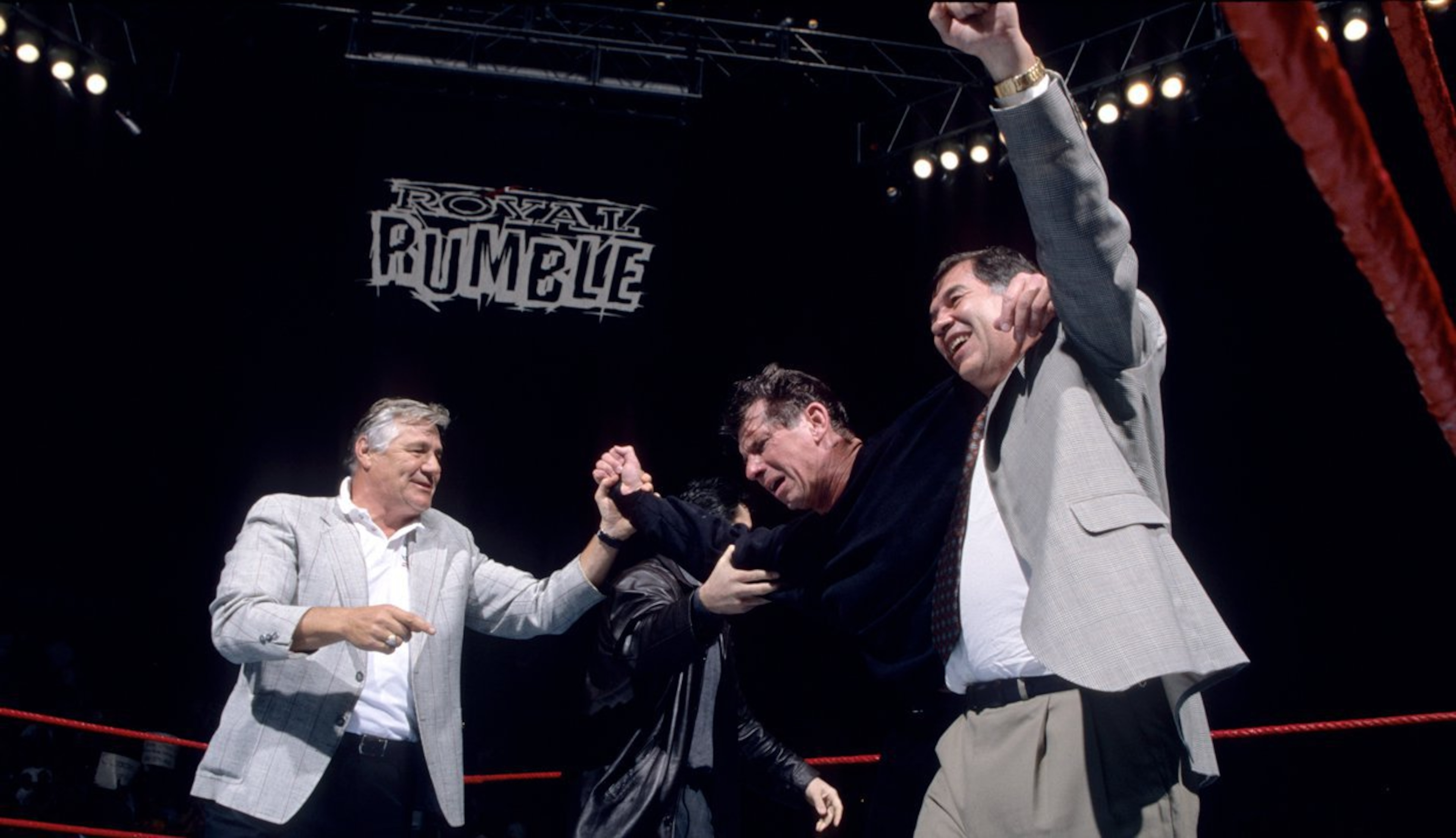 Vince McMahon wins the 1999 WWE Royal Rumble Match Vince McMahon wins the 1999 WWE Royal Rumble Match