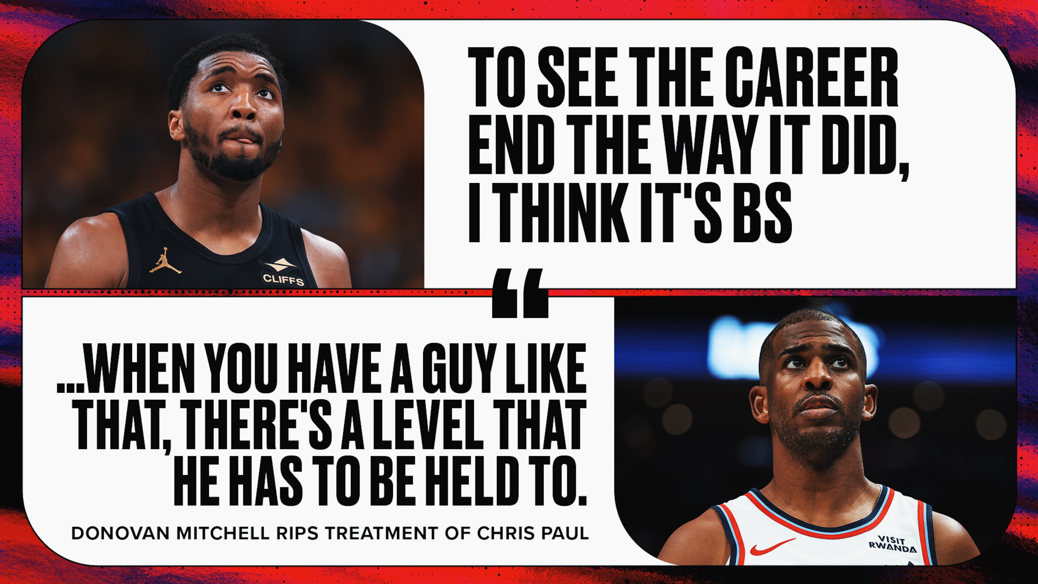 Donovan Mitchell Criticizes Chris Paul's NBA Career Ending Before PG's Retirement