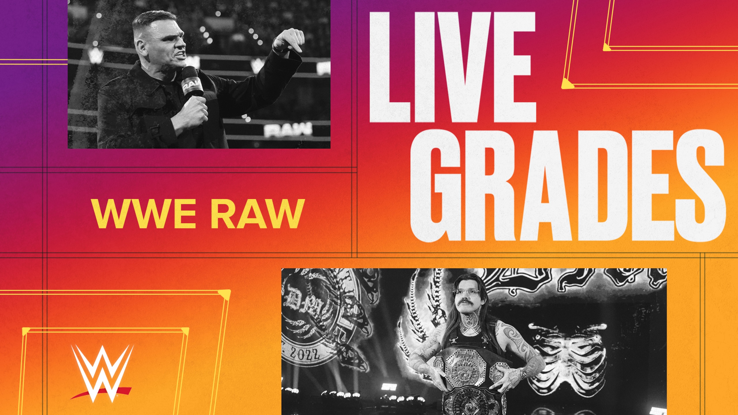 WWE Raw Live Grades Graphic
