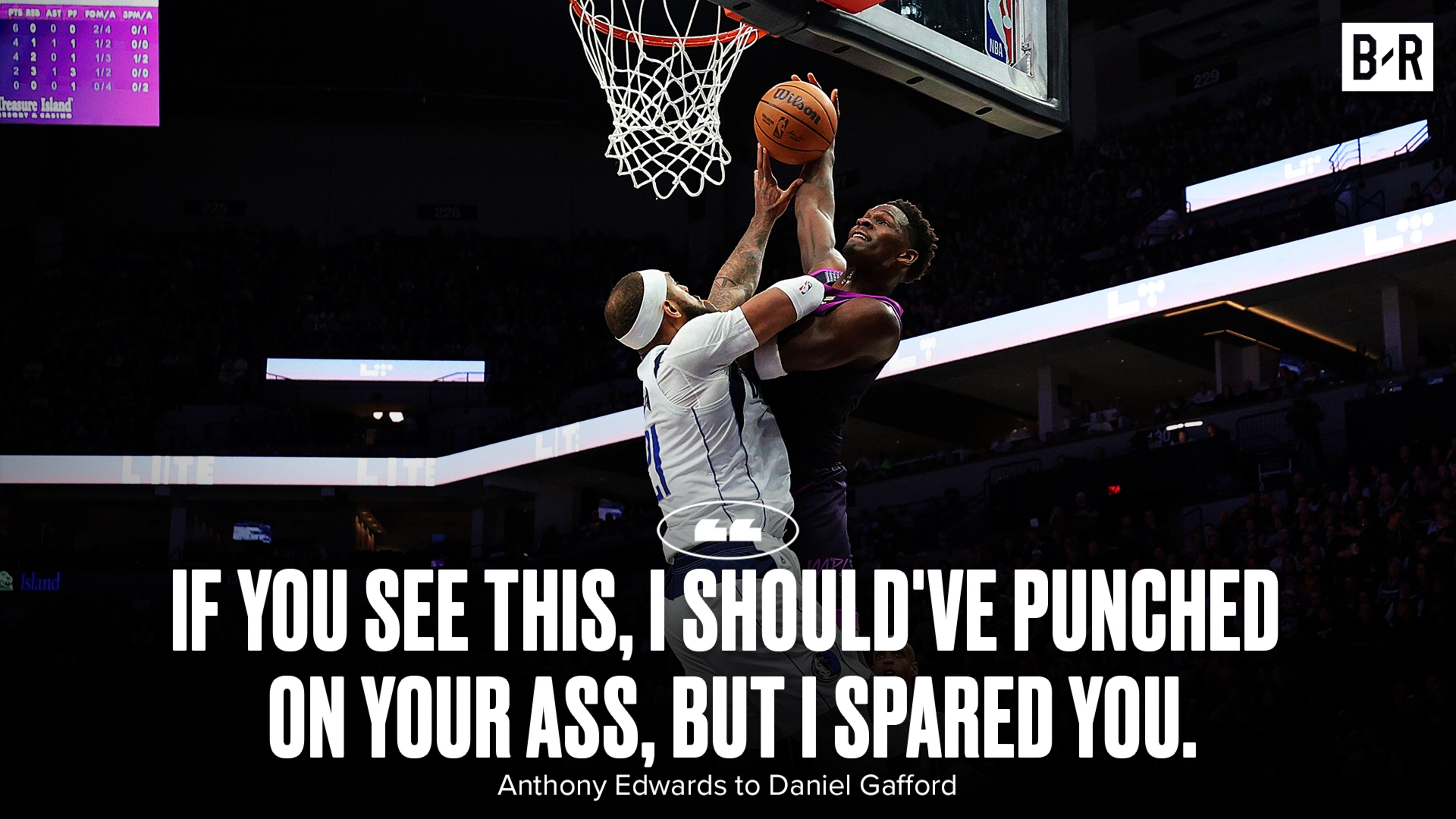 Anthony Edwards Jokes He 'Spared' Daniel Gafford from Poster Dunk in T ...