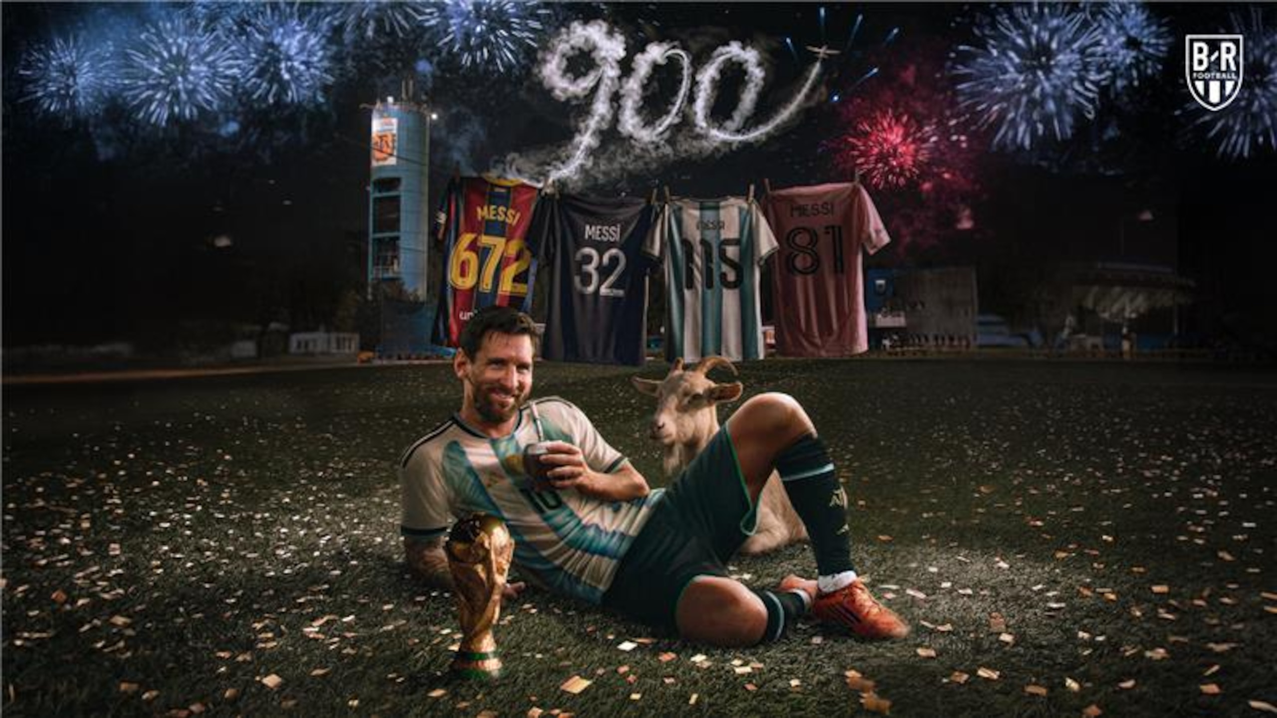 Messi Scores No. 9️⃣0️⃣0️⃣