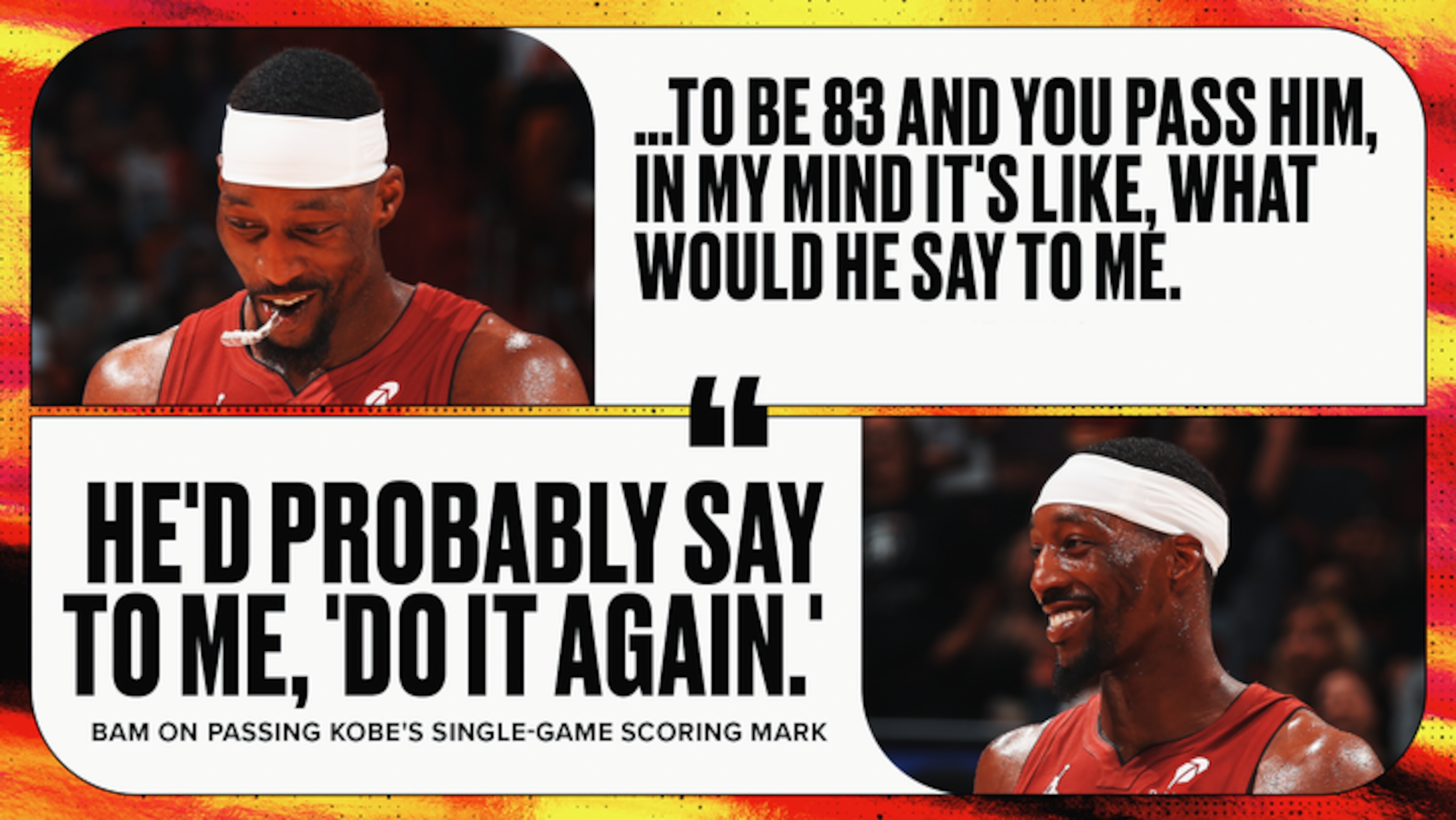 Bam Adebayo Talks 'Surreal Moment' Passing Kobe Bryant ...