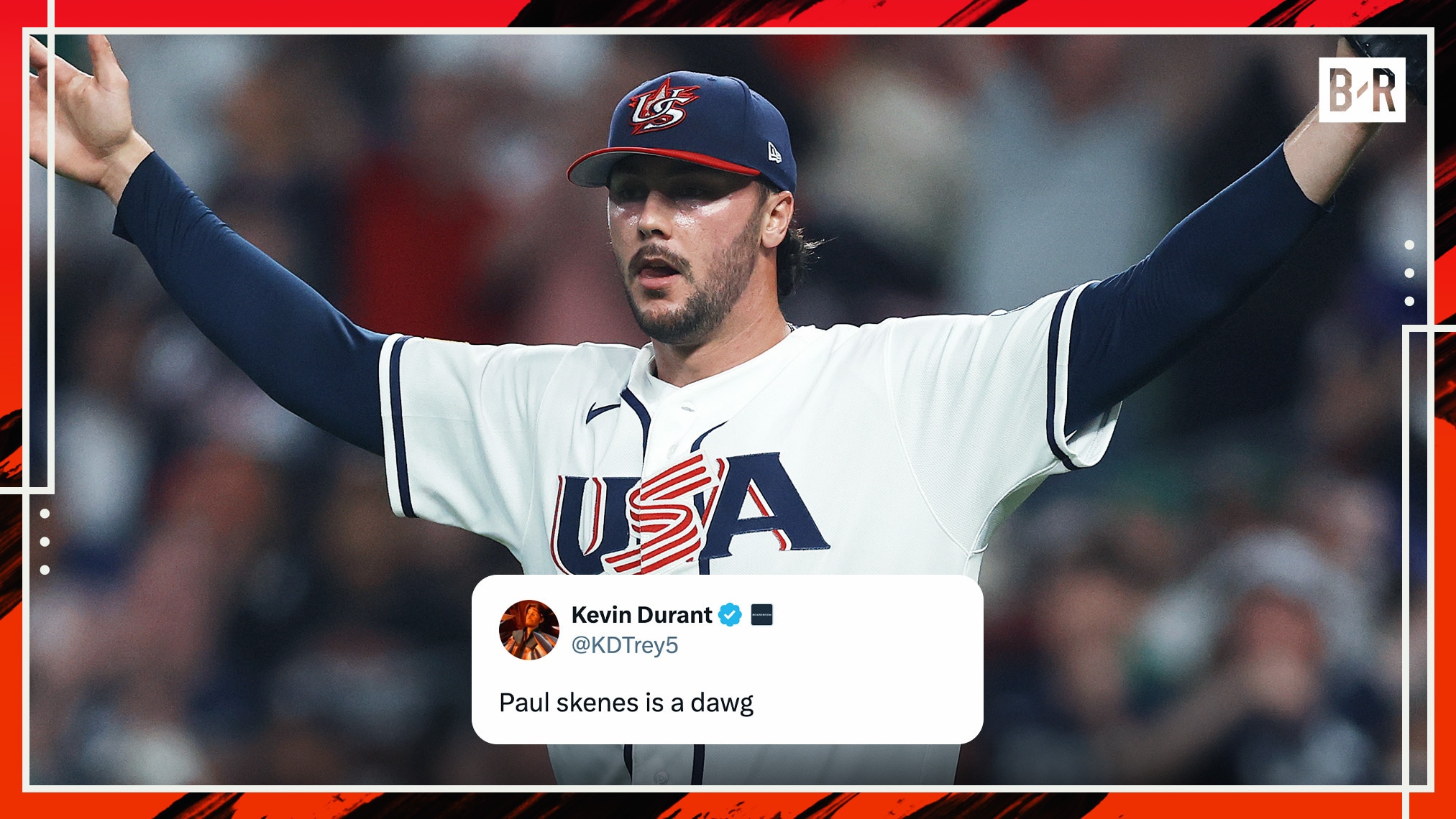 Kevin Durant Hypes Paul Skenes at World Baseball Classic