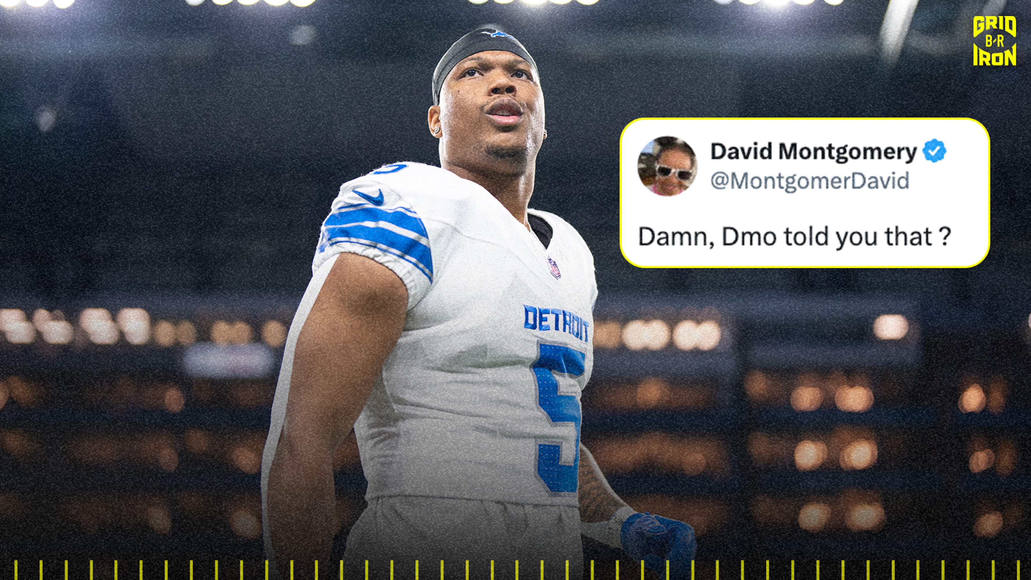 David Montgomery Responds to NFL Trade Rumors That He 'Wants Out' From Lions in Social Media Post