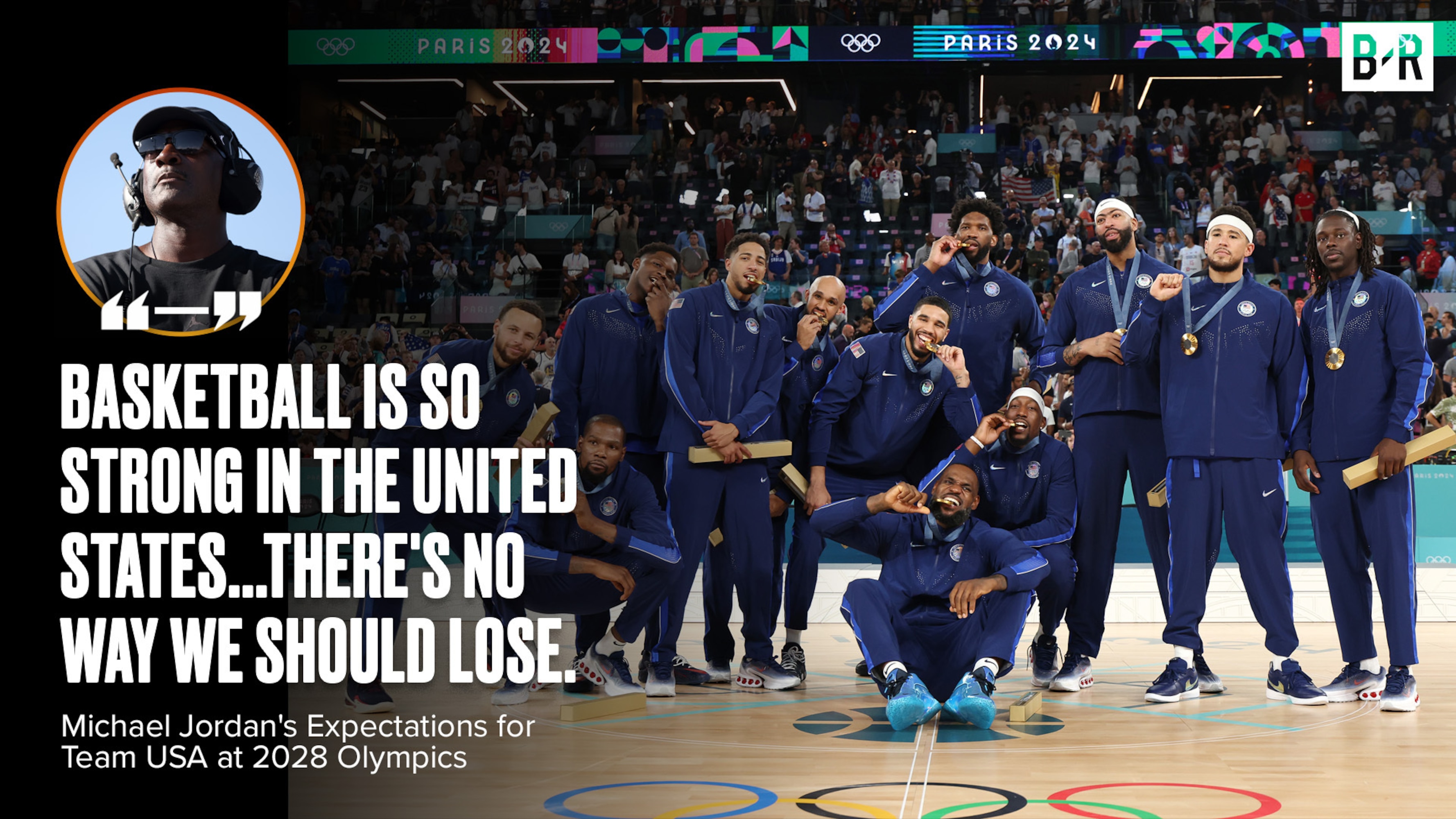 Michael Jordan Says 'No Way' Team USA Shouldn't Win Gold Medal in Men's Basketball at 2028 Olympics