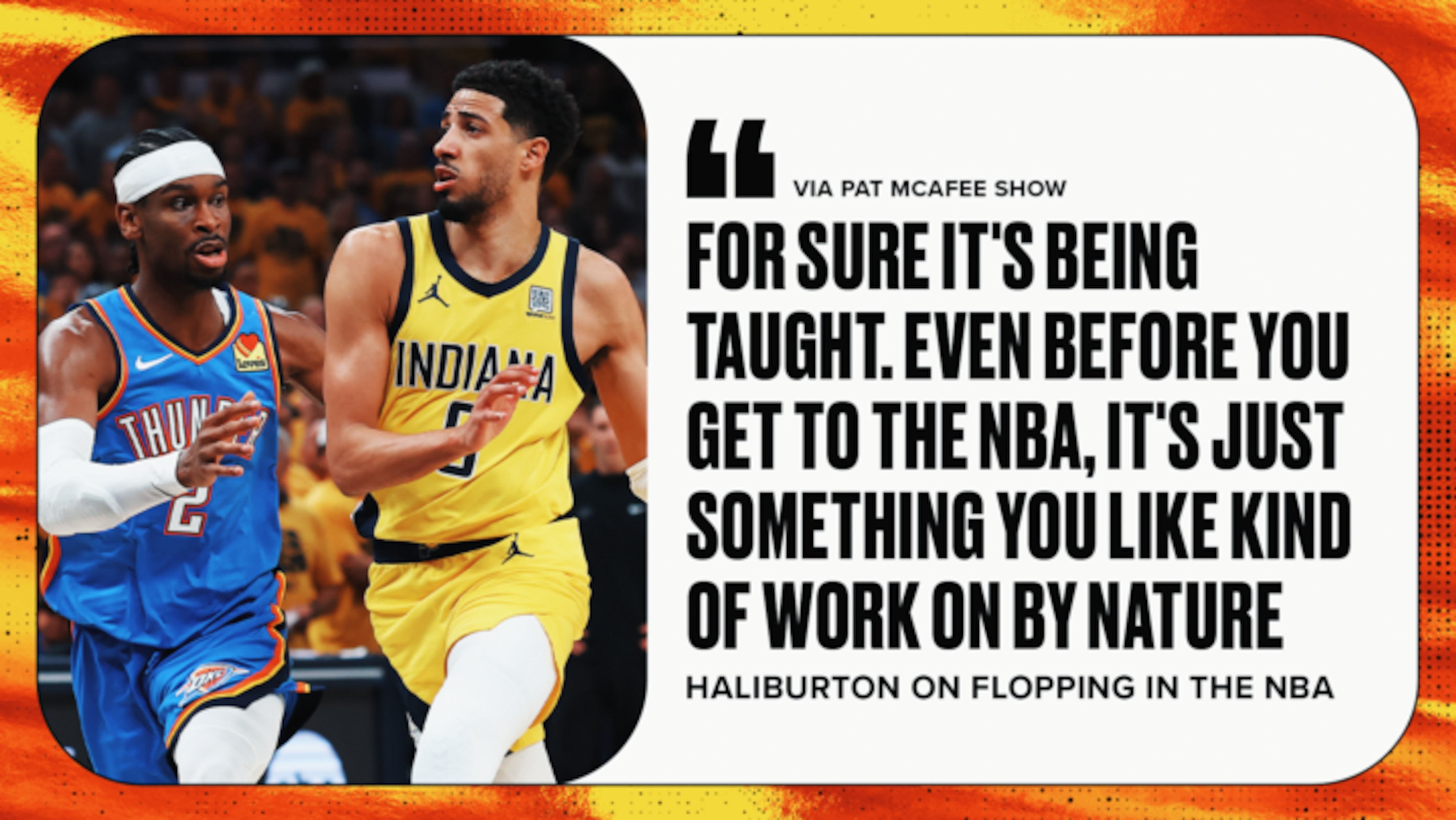 Tyrese Haliburton Says Flopping 'For Sure' is Being Taught Amid Criticism of SGA, NBA Players