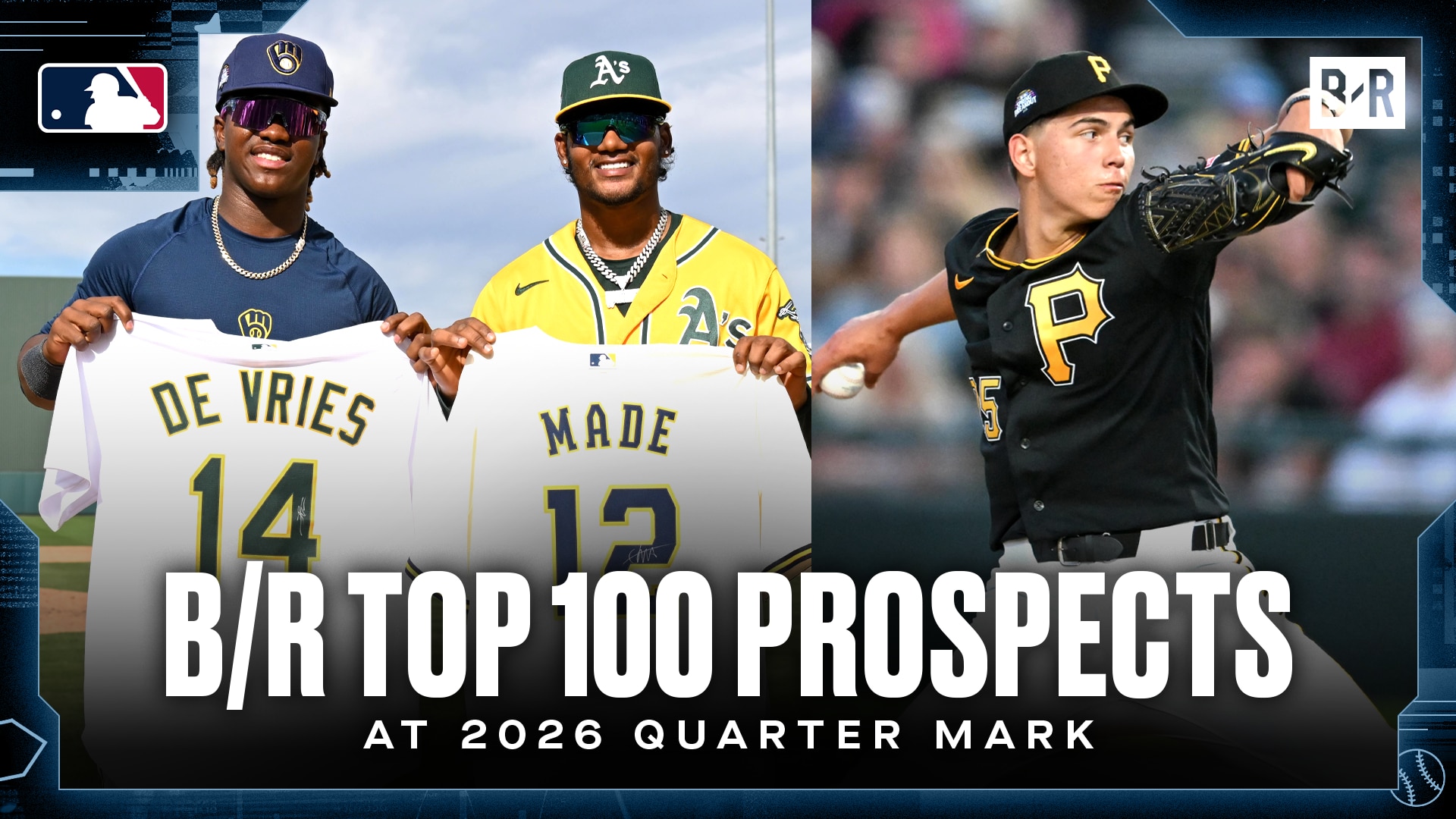 B/R's New Top 100 MLB Prospects Rankings at 2026 Quarter Mark