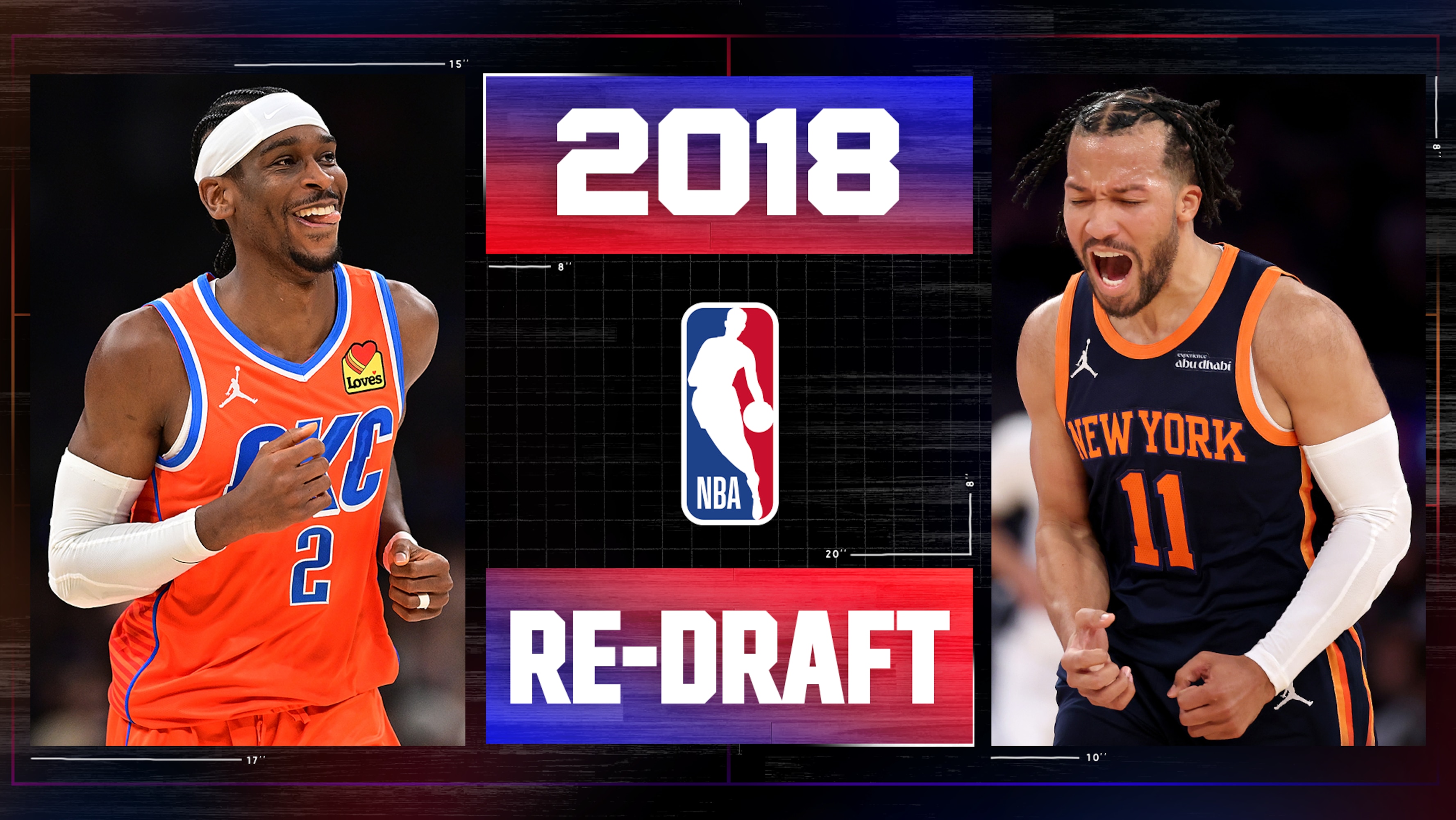 Re-Draft de la NBA 2018 para arreglar la diapositiva de Jalen Brunson